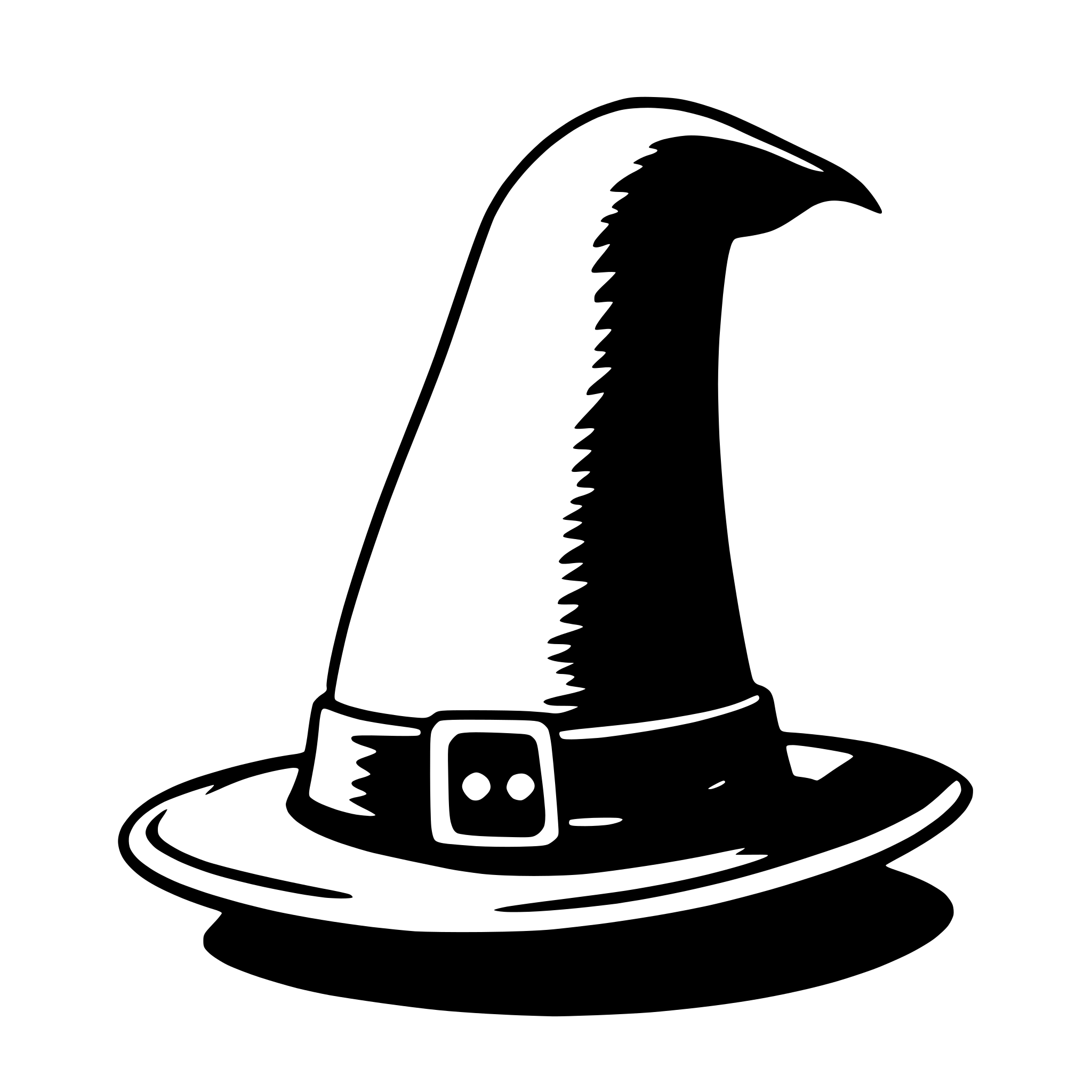 AI-generated SVG of a wizard hat
