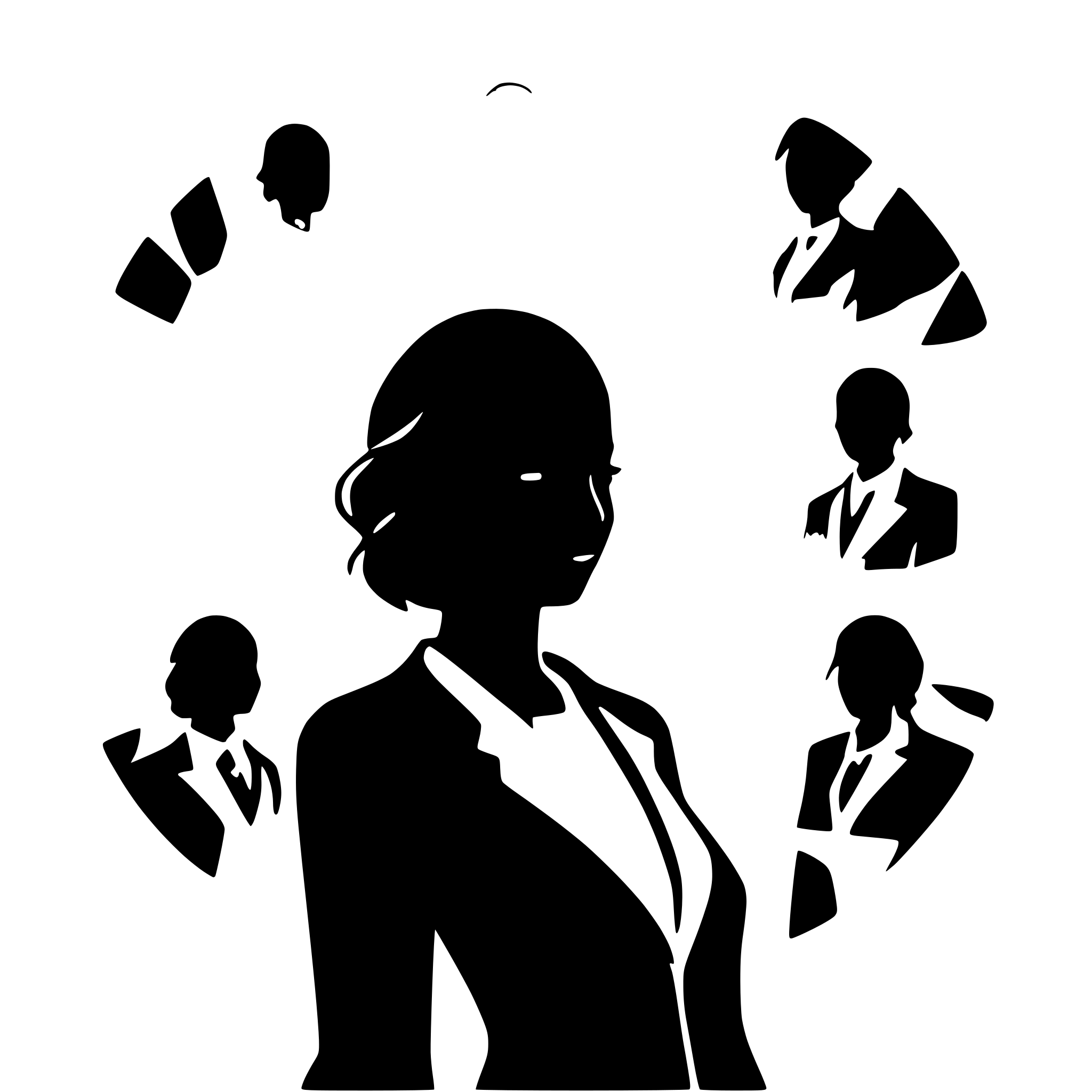 AI-generated SVG of 'committee members'