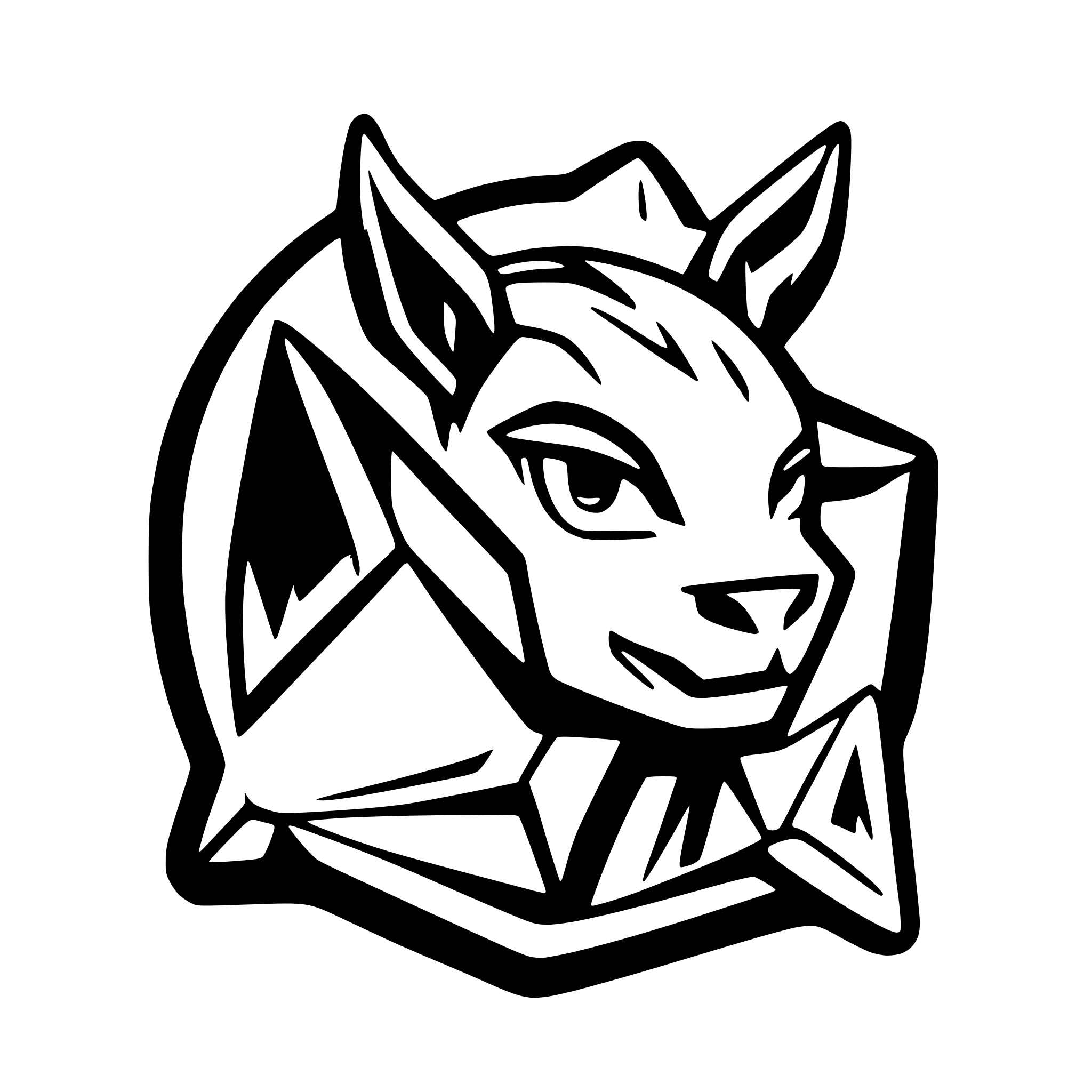 AI-generated SVG of a a micro bully with cropped ears chewing on a large diamond