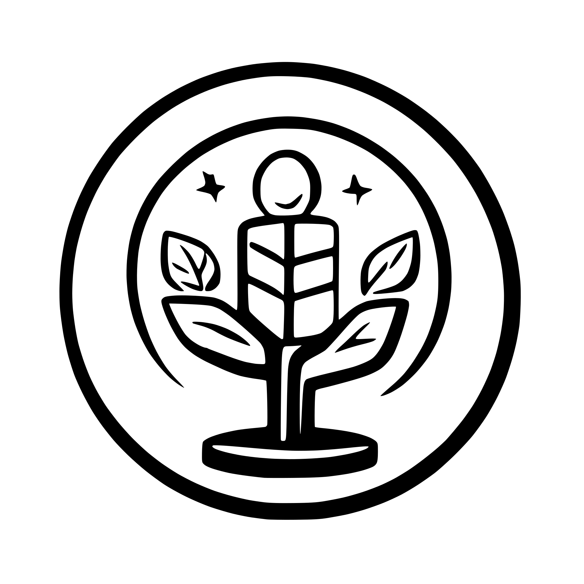 AI-generated SVG of a Logo for mobile app that generate everyday positive affirmations based on AI