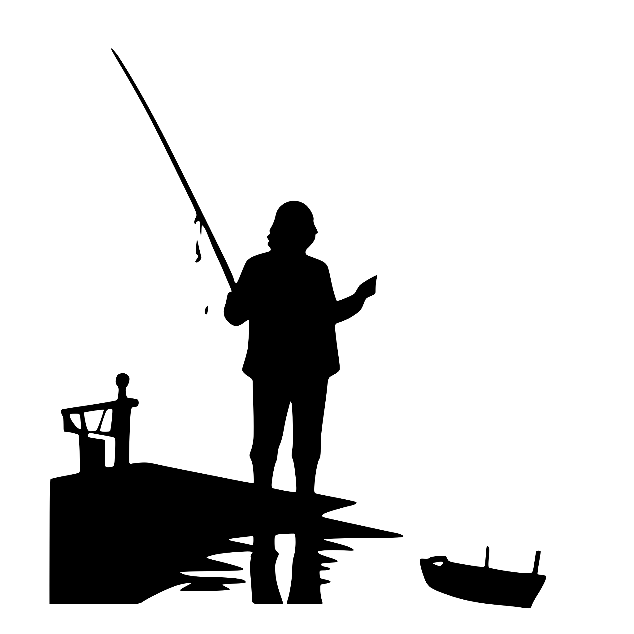 AI-generated SVG of 'SEA FISHING'