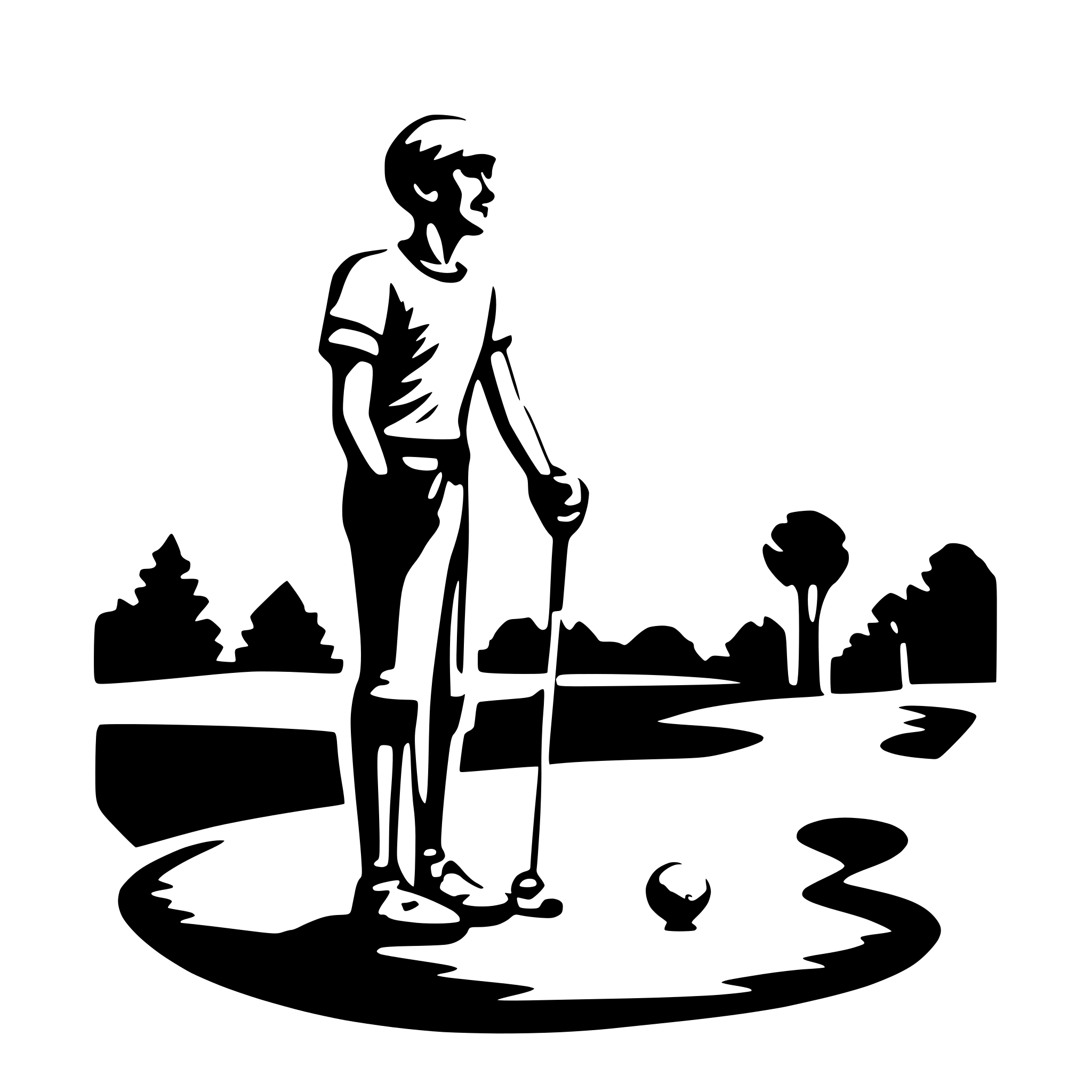 AI-generated SVG of a golf