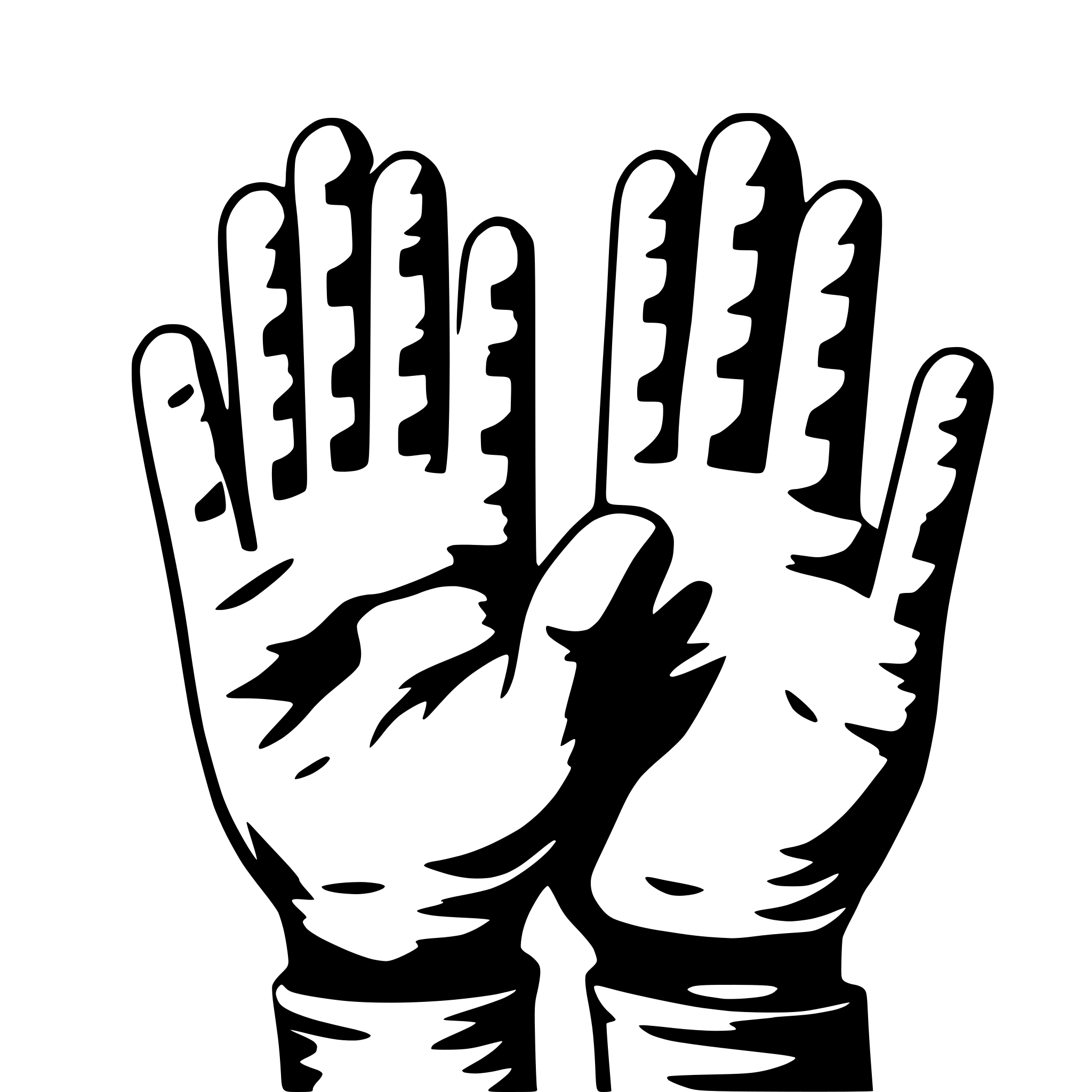AI-generated SVG of 'childs holdig hands'