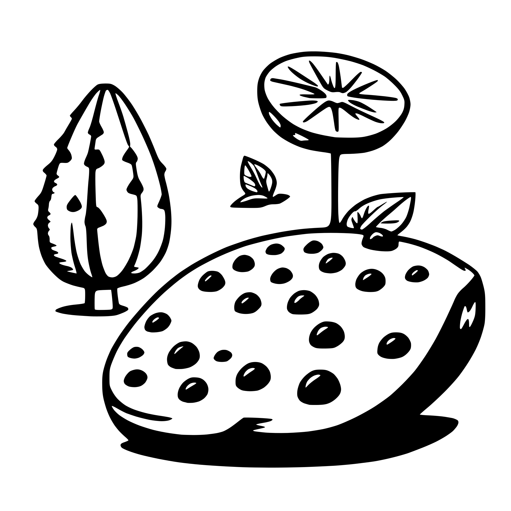 AI-generated SVG of a hamimelon