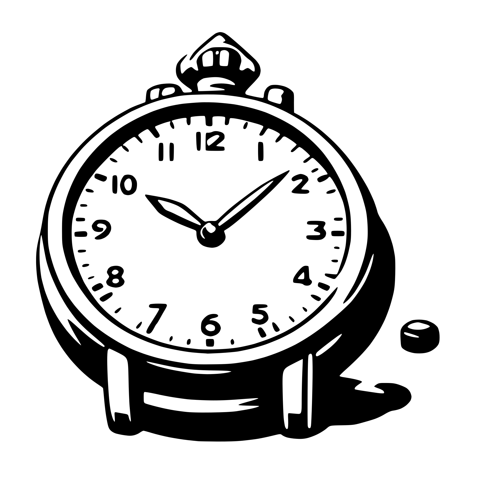 AI-generated SVG of a watch