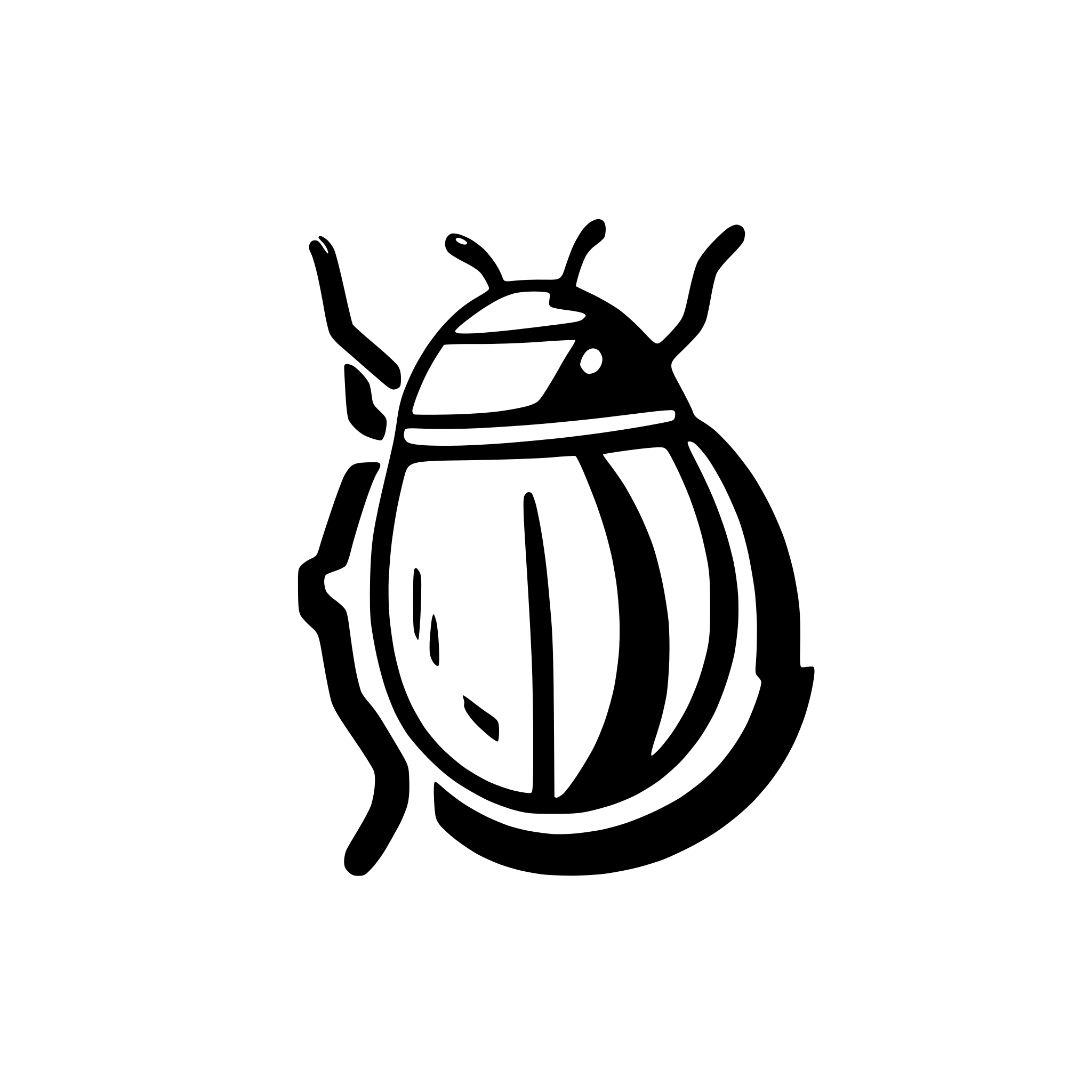 AI-generated SVG of a a bug inside a cancel logo