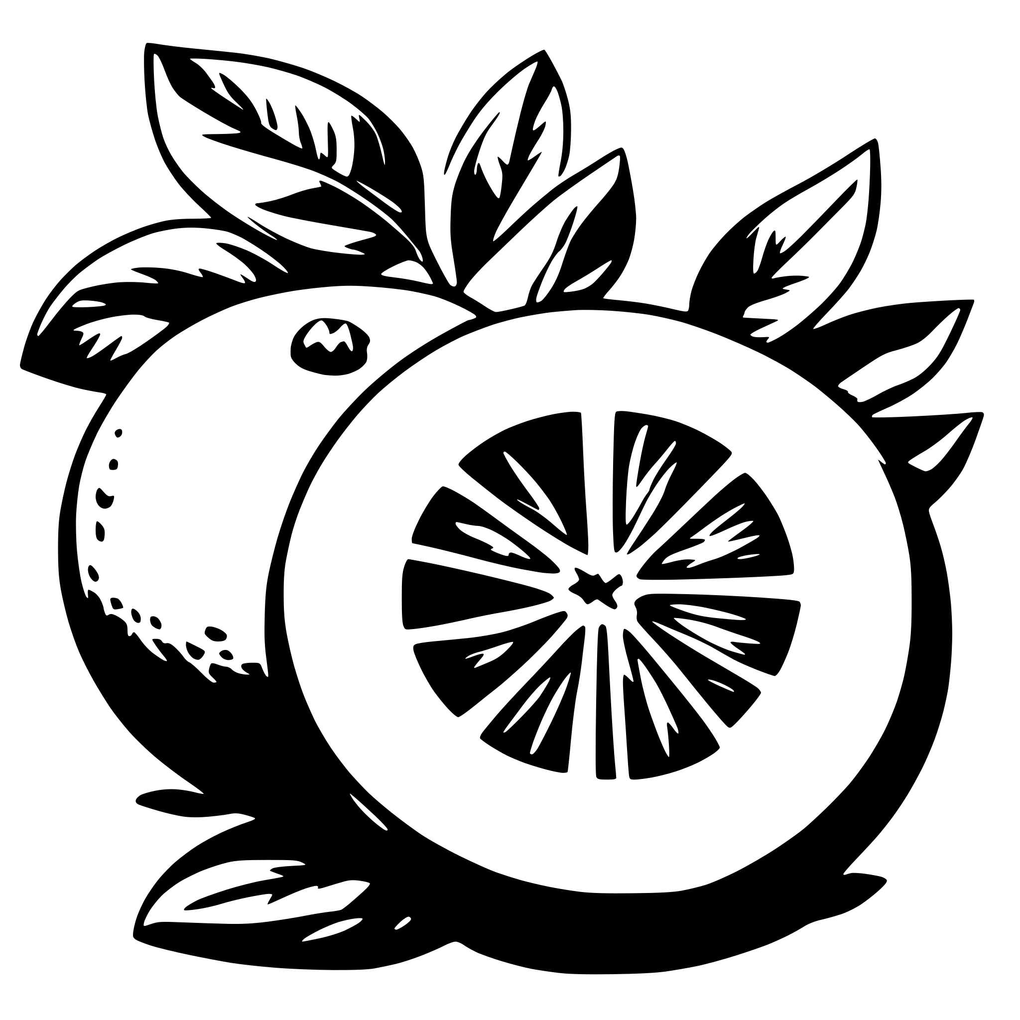 AI-generated SVG of 'Orange'