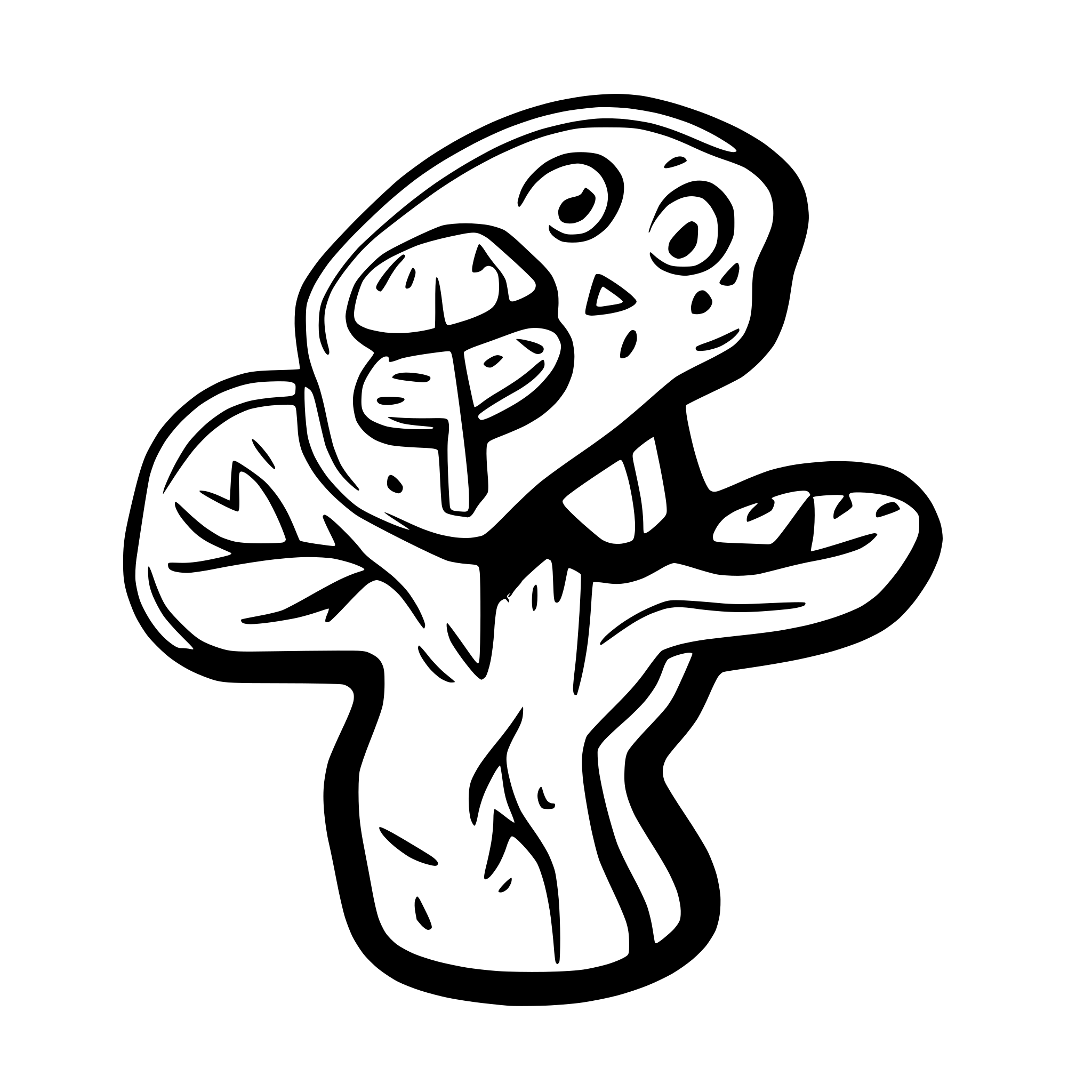 AI-generated SVG of a draw something trippy with mushrooms and cannabis like on a T-Shirt AI-generated SVG of a draw something trippy with mushrooms and cannabis like on a T-Shirt