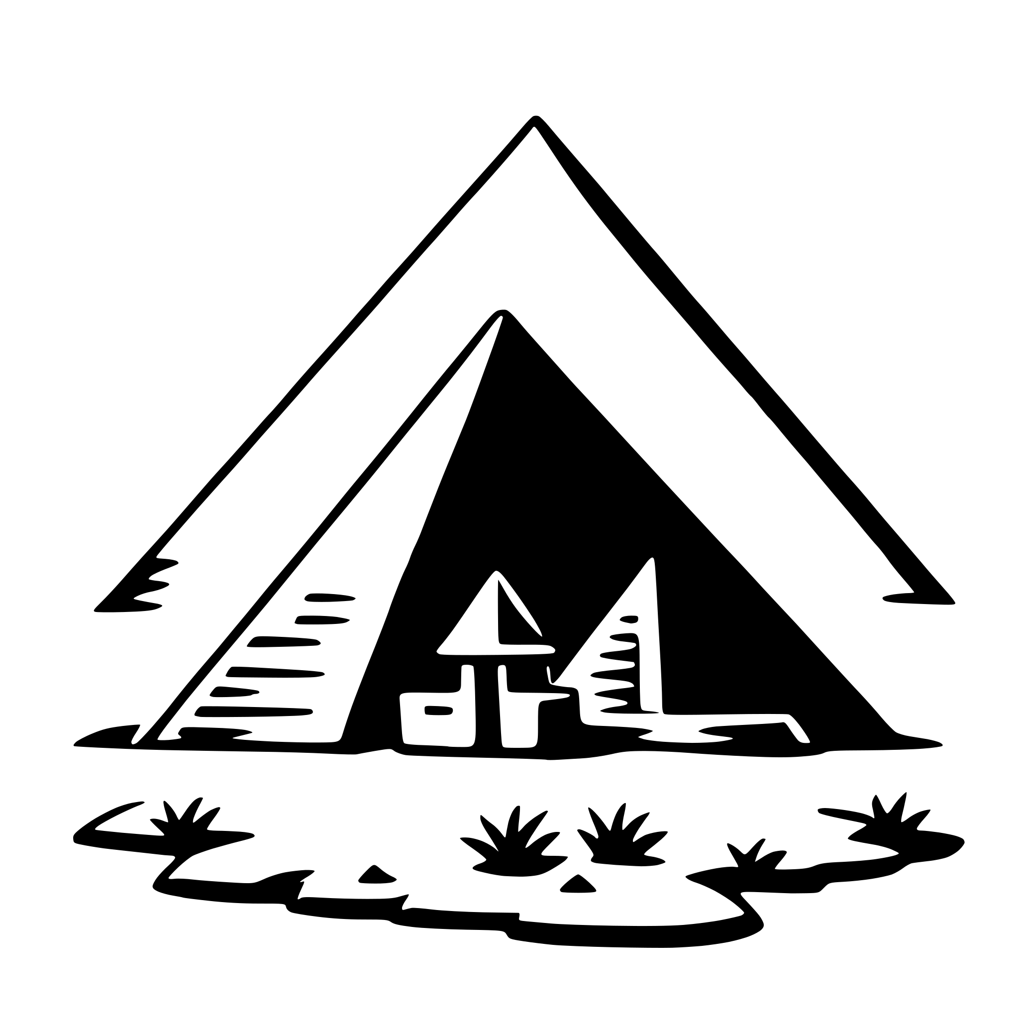 AI-generated SVG of 'pyramids of giza'