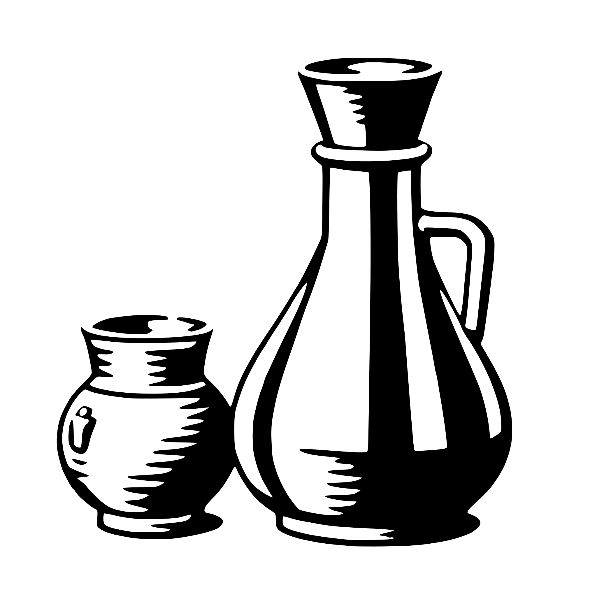 AI-generated SVG of 'carafe'
