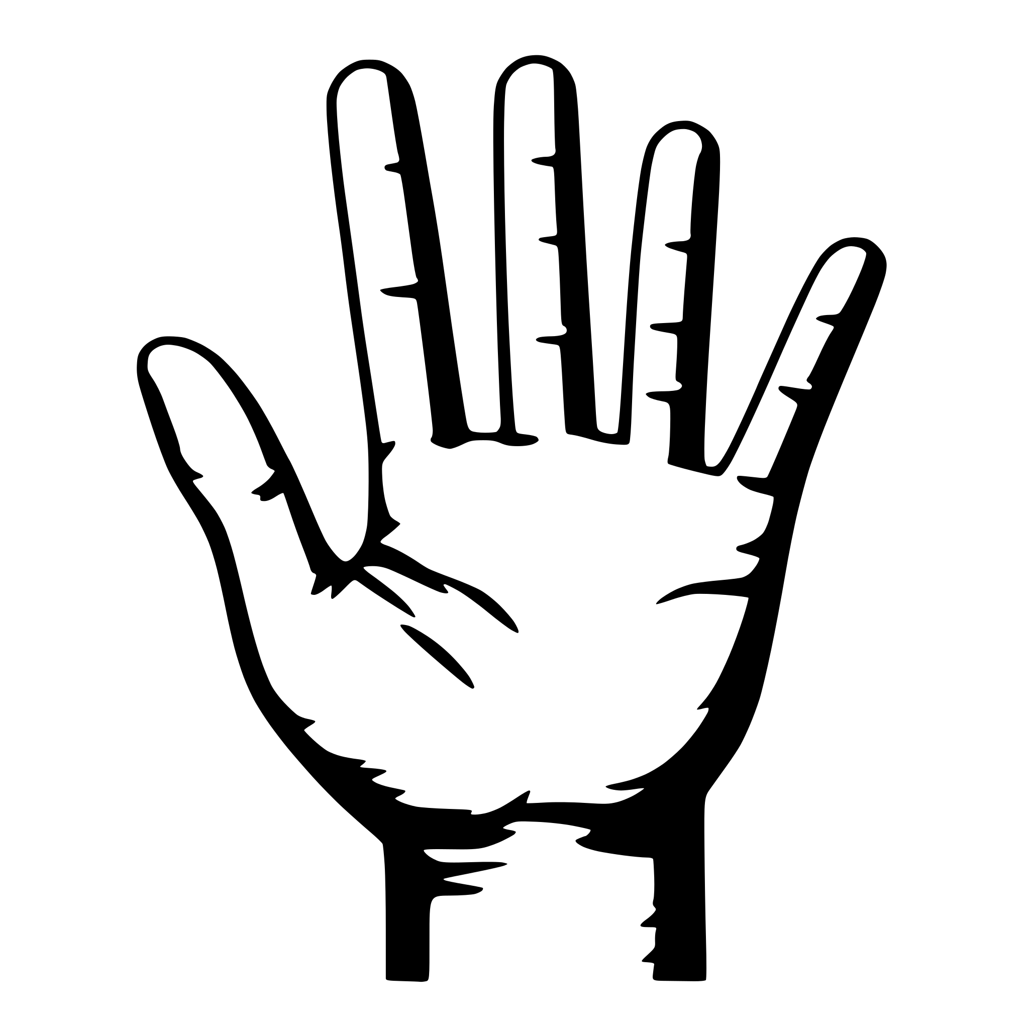 AI-generated SVG of 'ok hand single line'