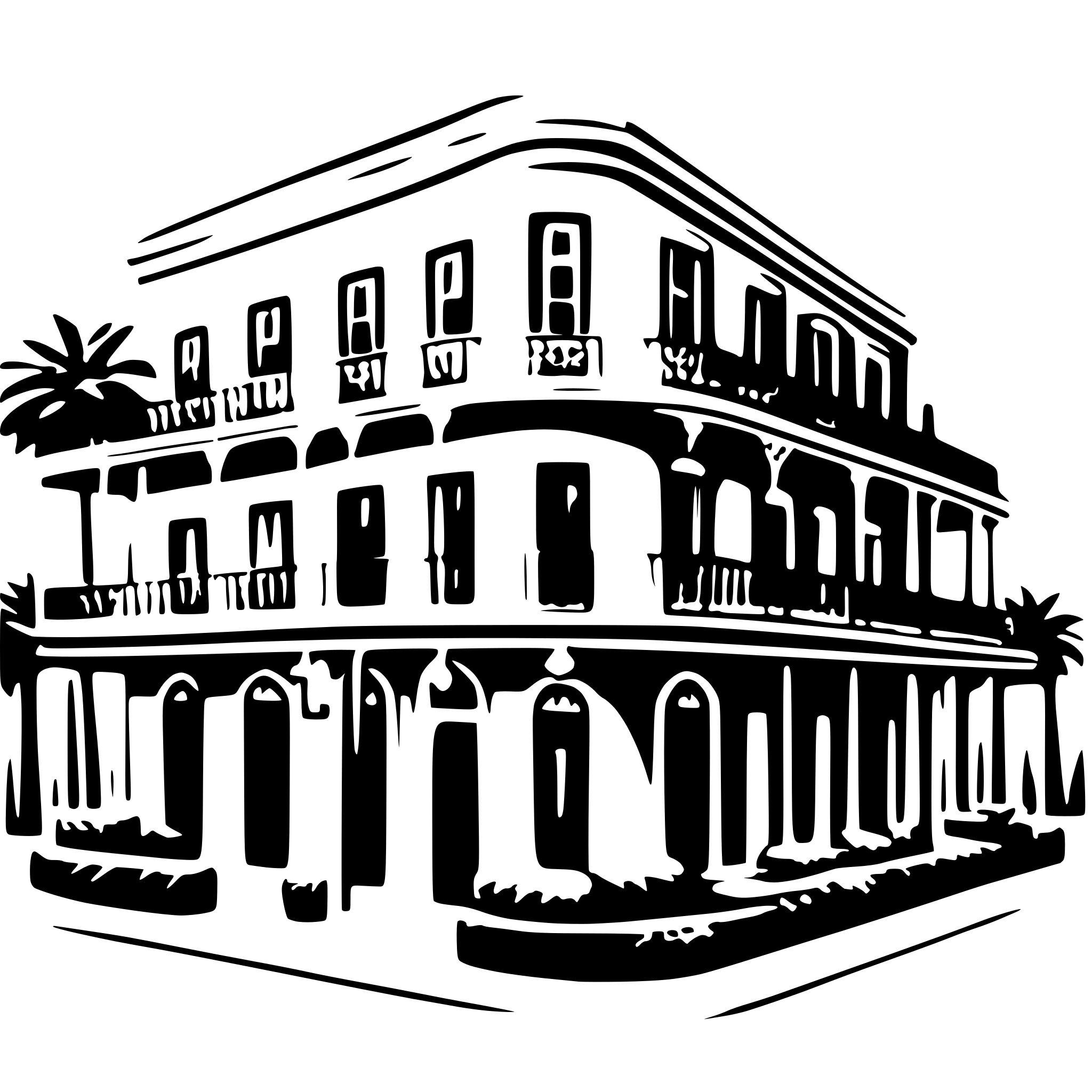 AI-generated SVG of a new orleans