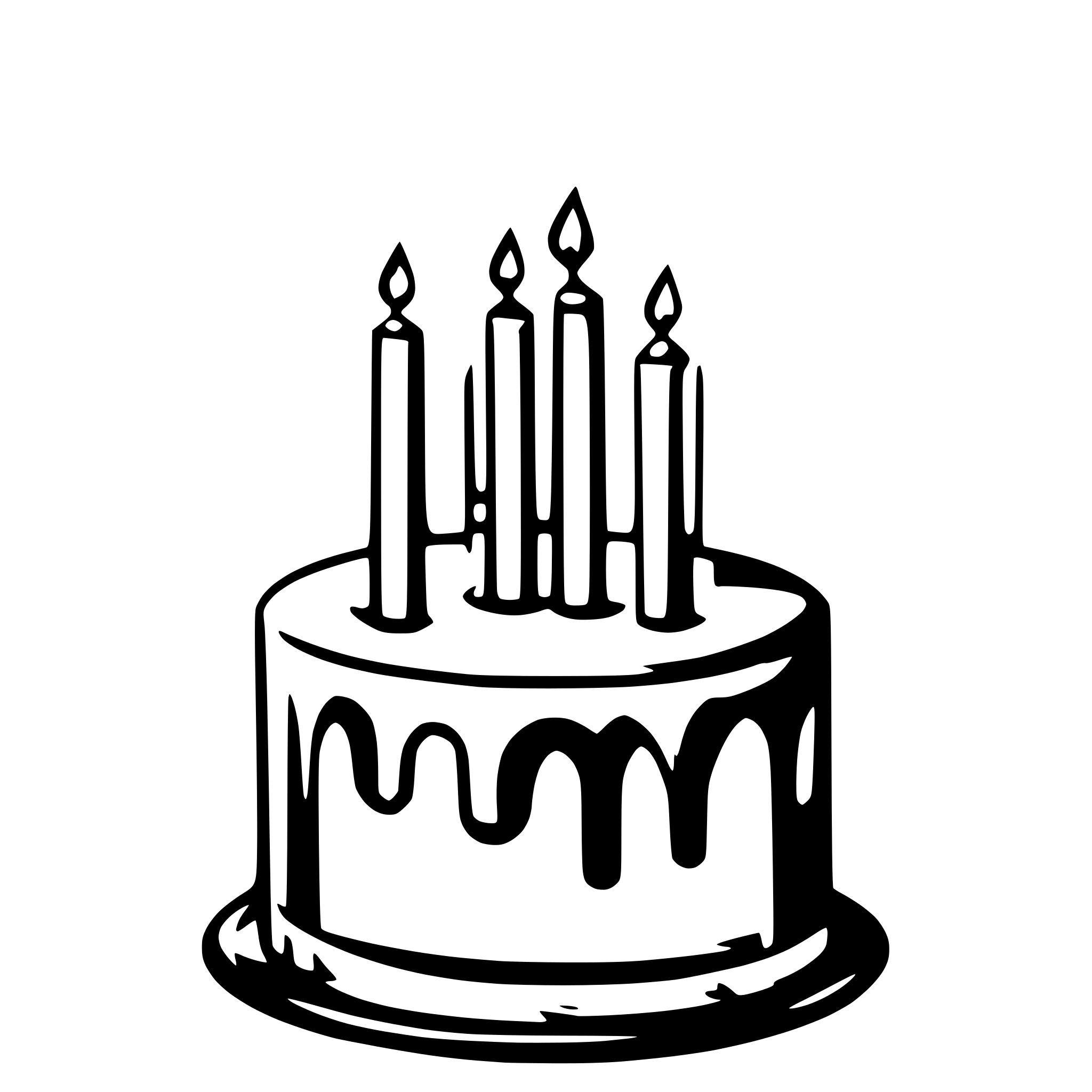 AI-generated SVG of 'happy birtday'