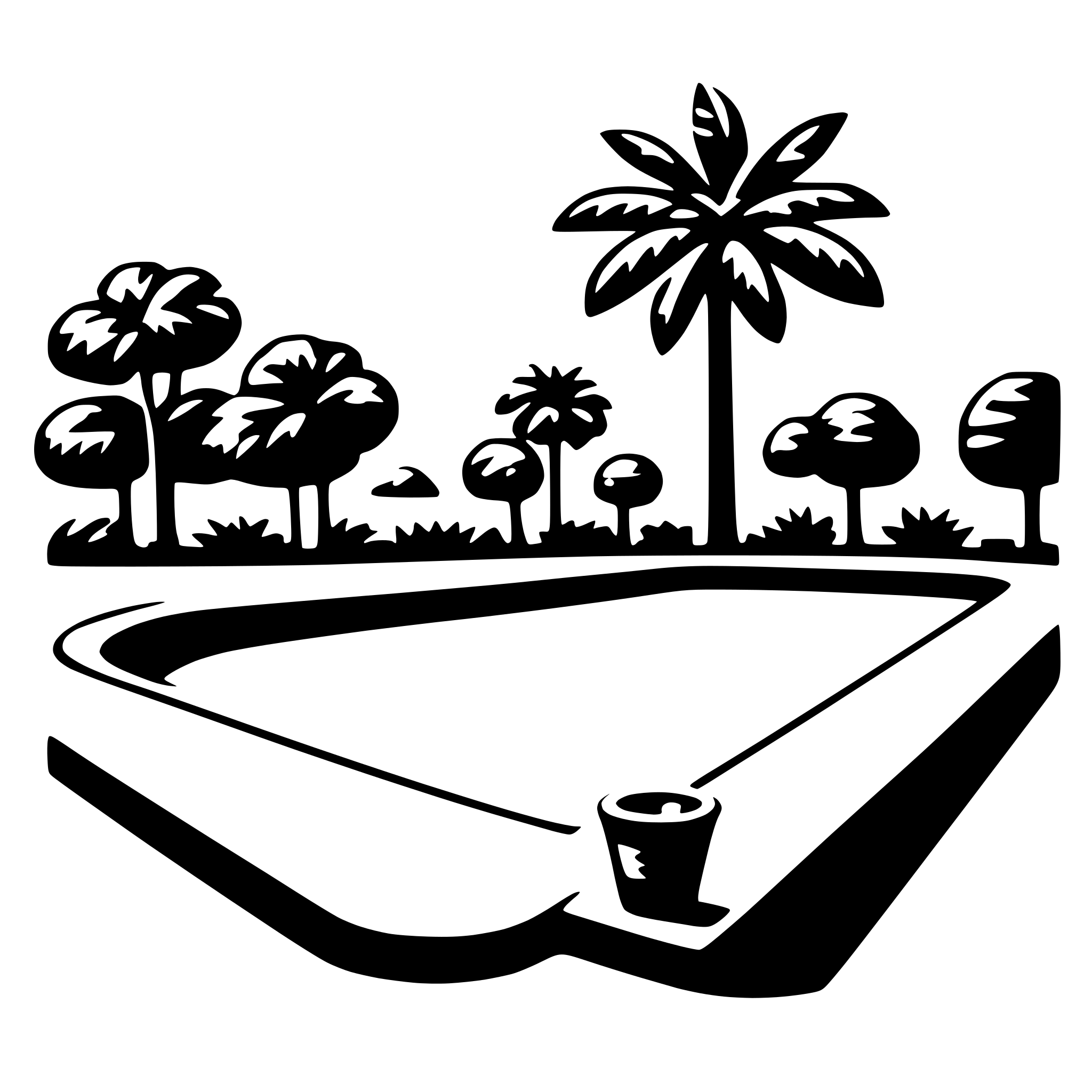 AI-generated SVG of a swimming pool