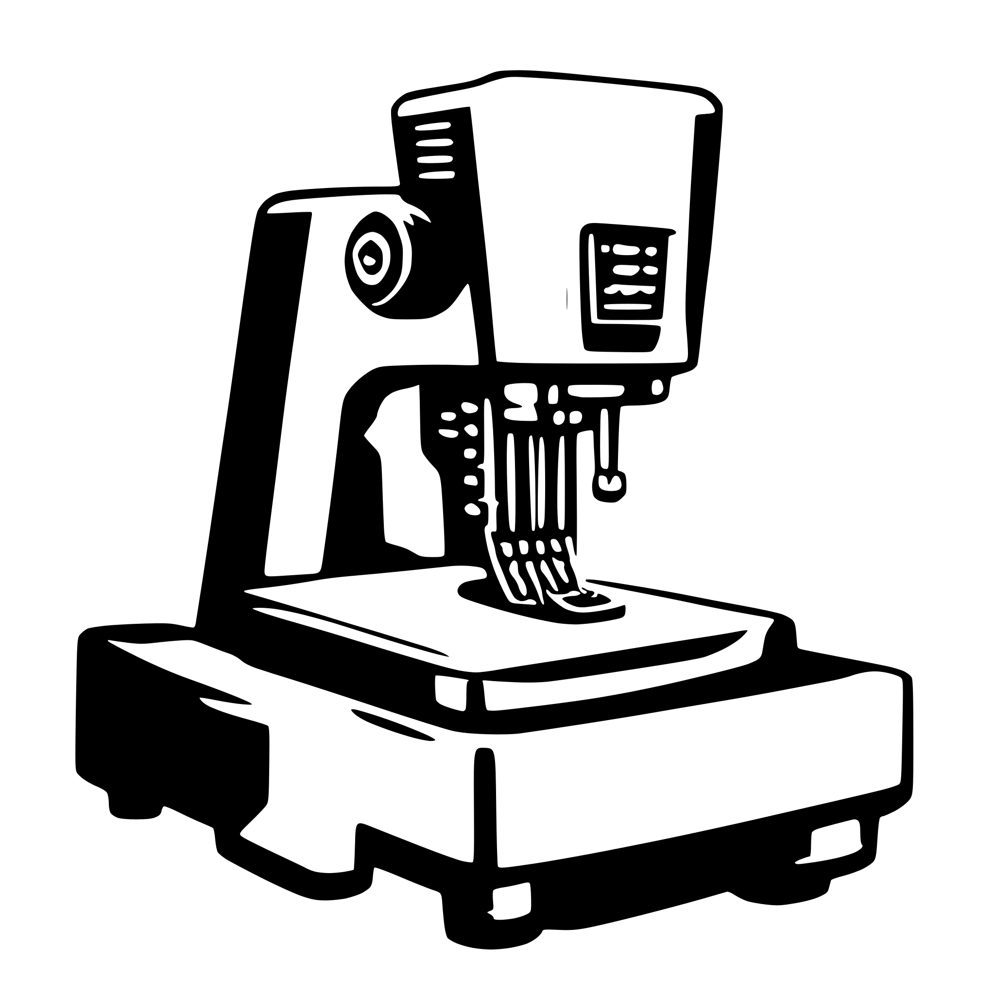 AI-generated SVG of 'embroidery machine'