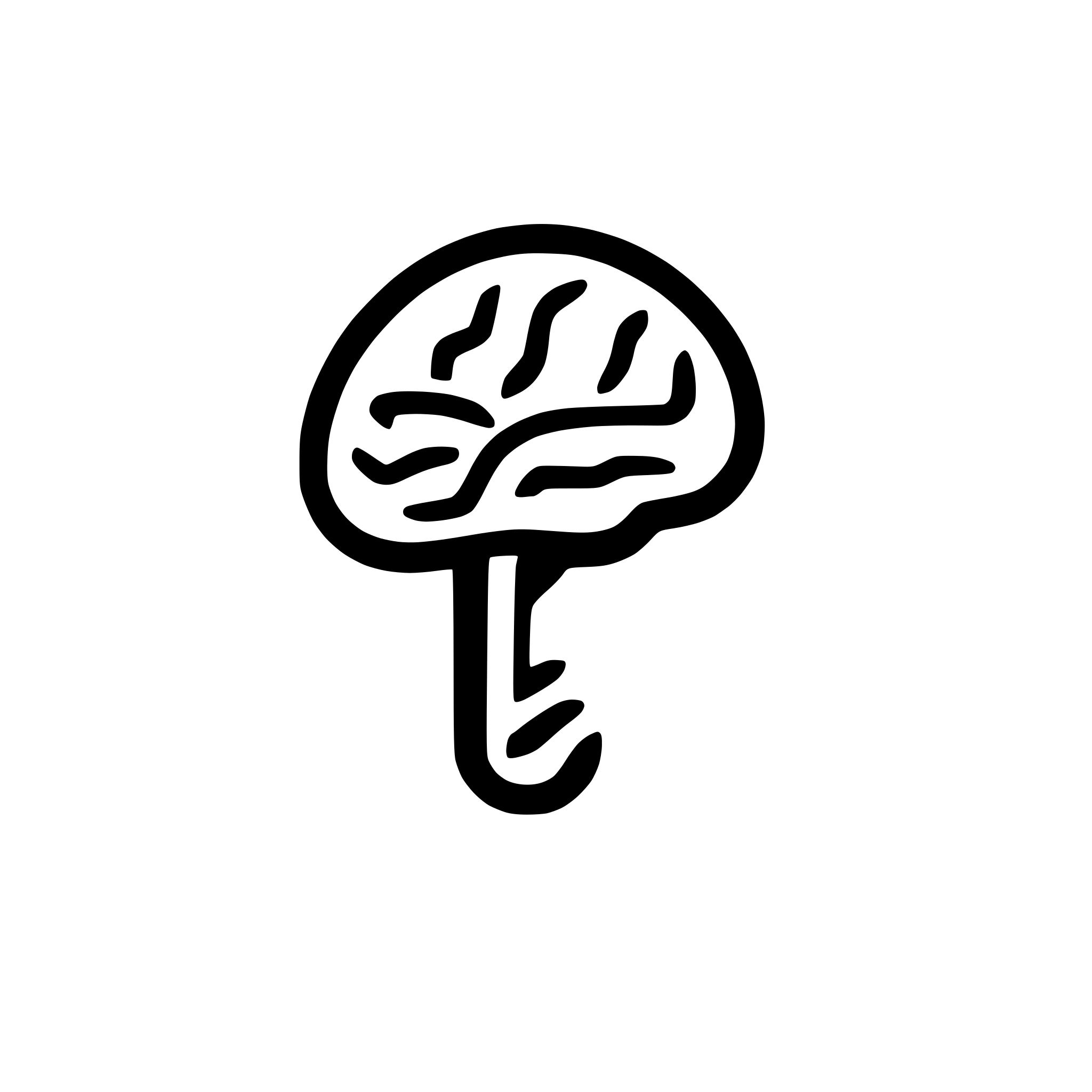 AI-generated SVG of a brain