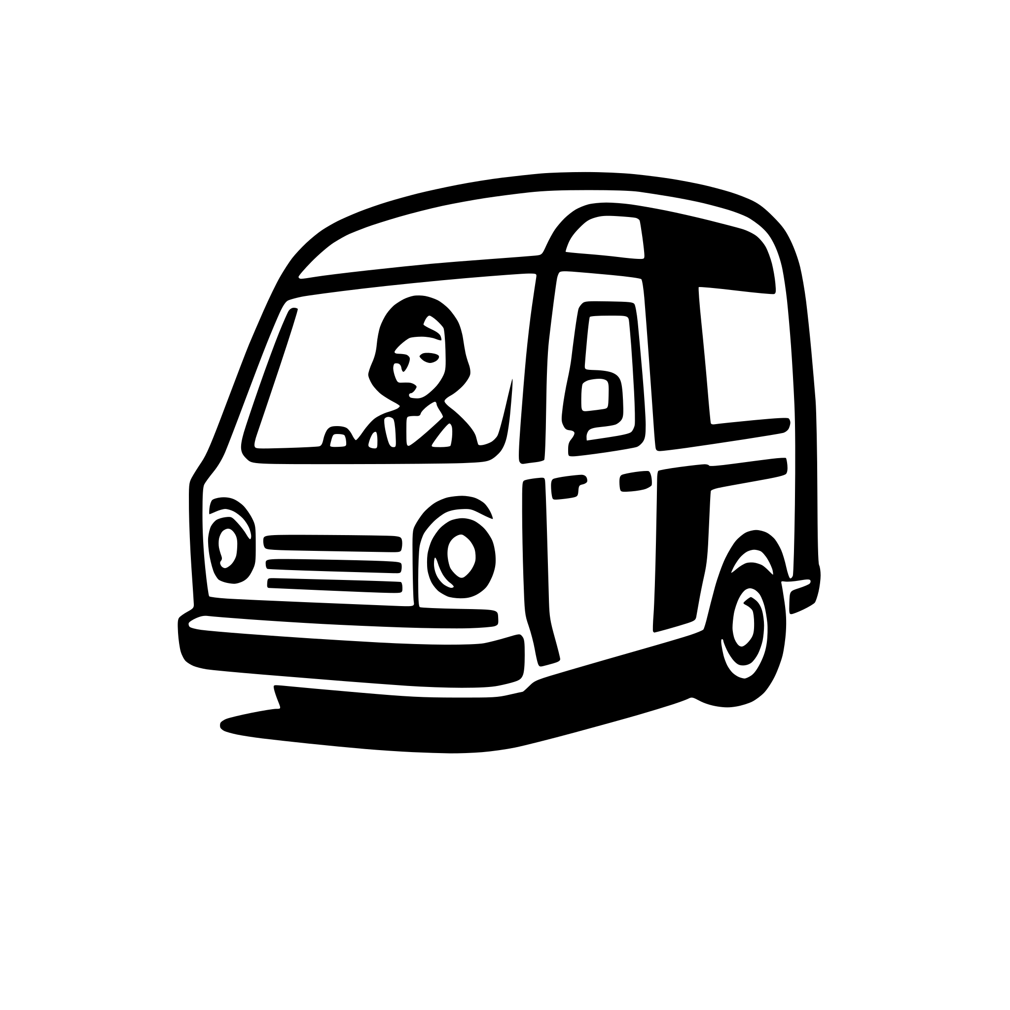 AI-generated SVG of a A person inside a van silhouette signifying kidnapping for an incident reporting app.. should look like a map marker and clearly indicate gang activities