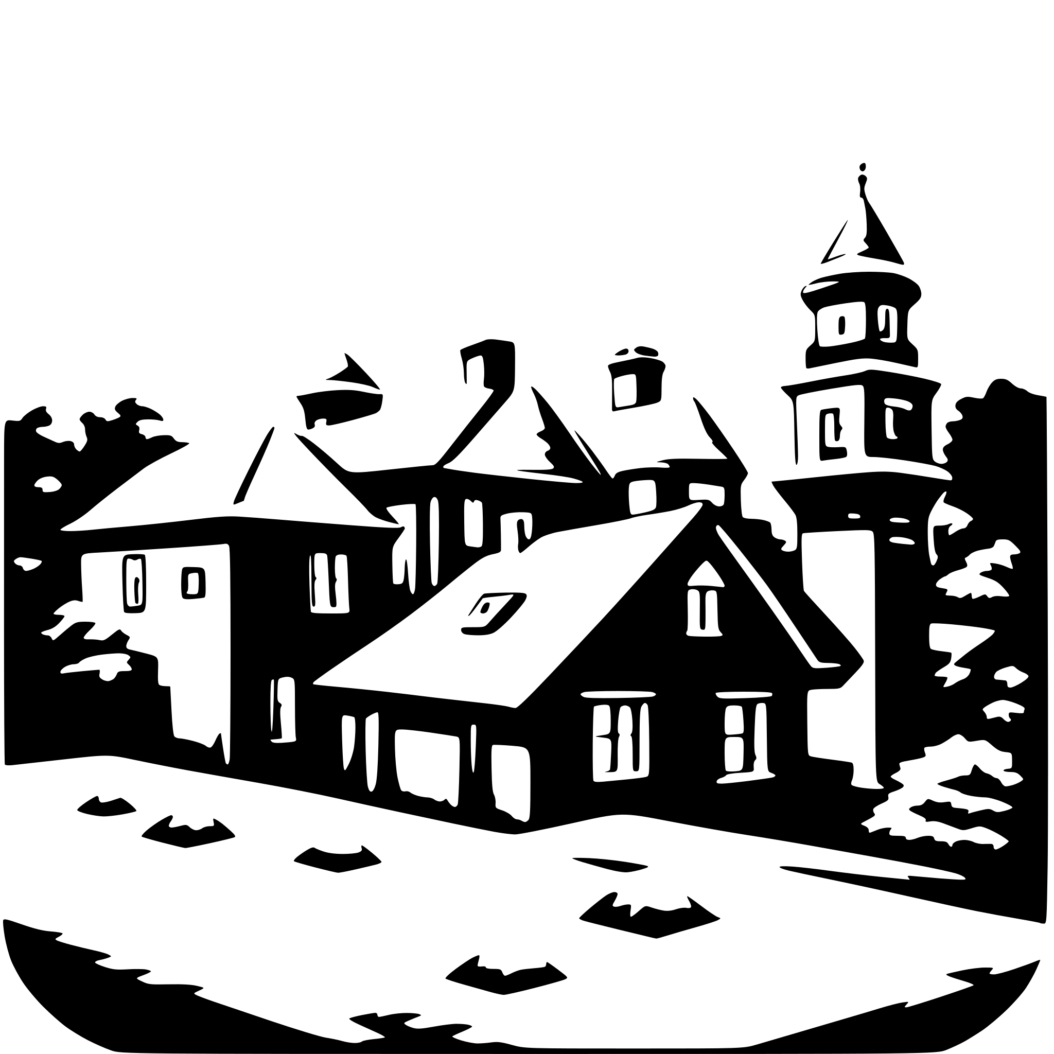 AI-generated SVG of 'remove the borders and any black on the roofs'