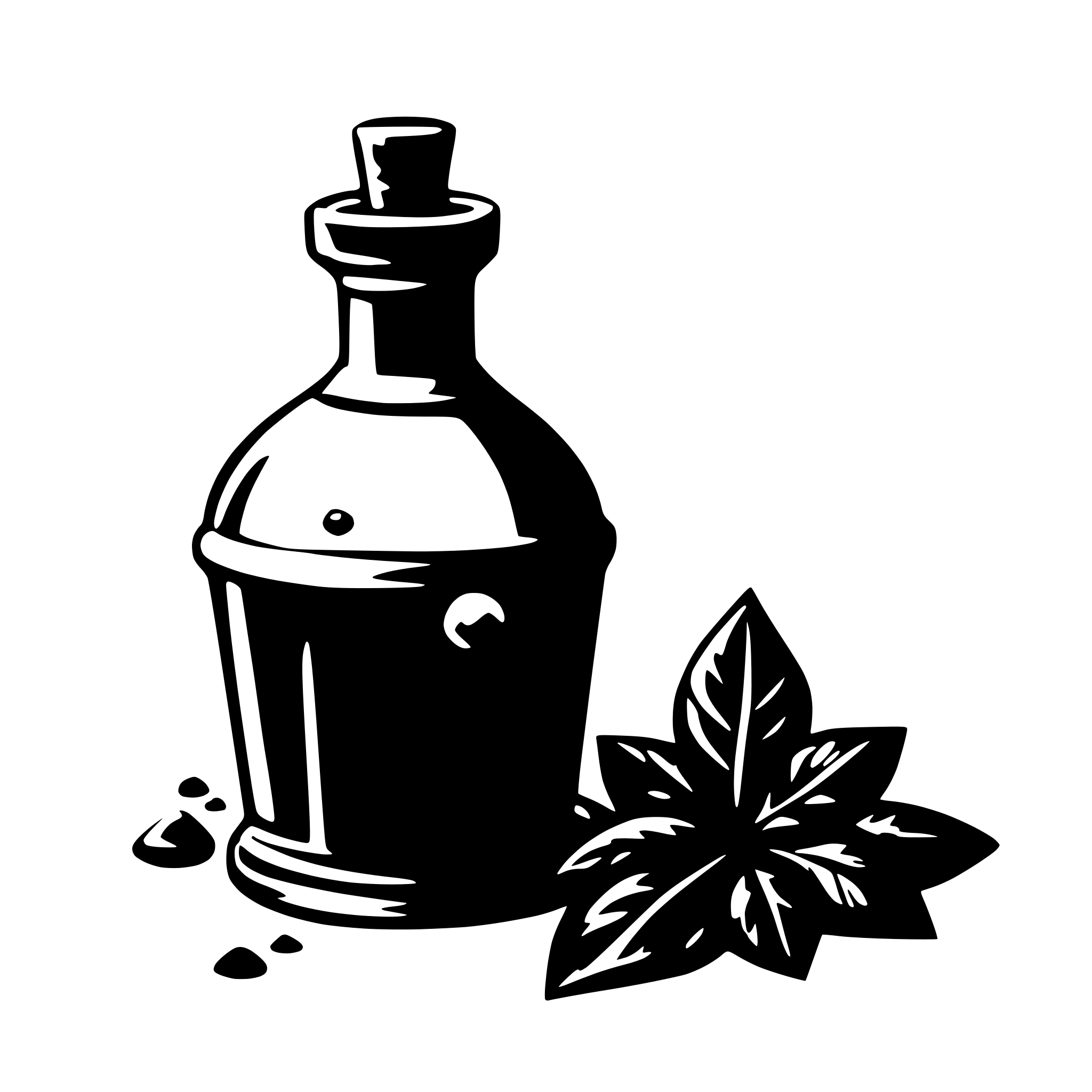 AI-generated SVG of a potion