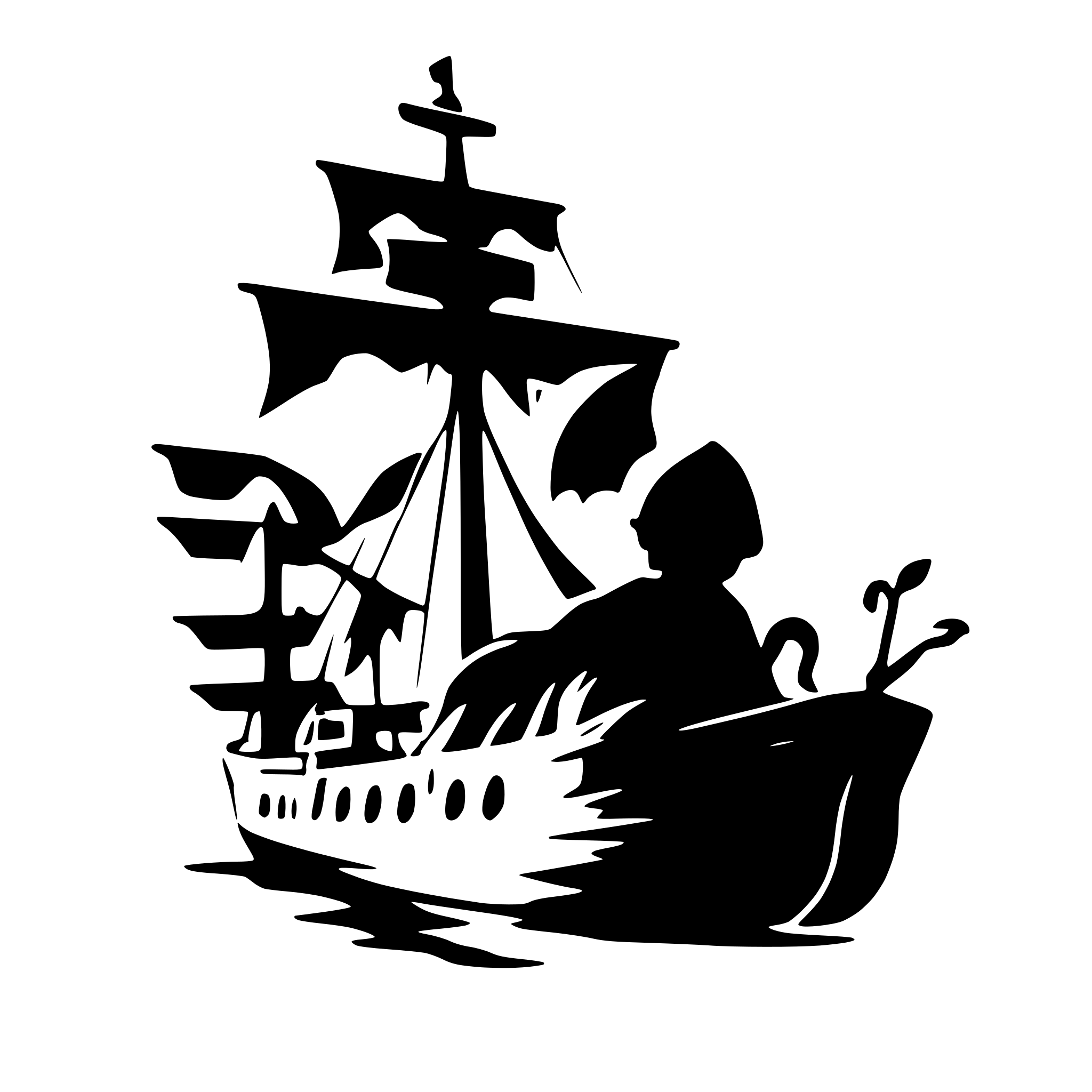 AI-generated SVG of a giant squid attacking a ship