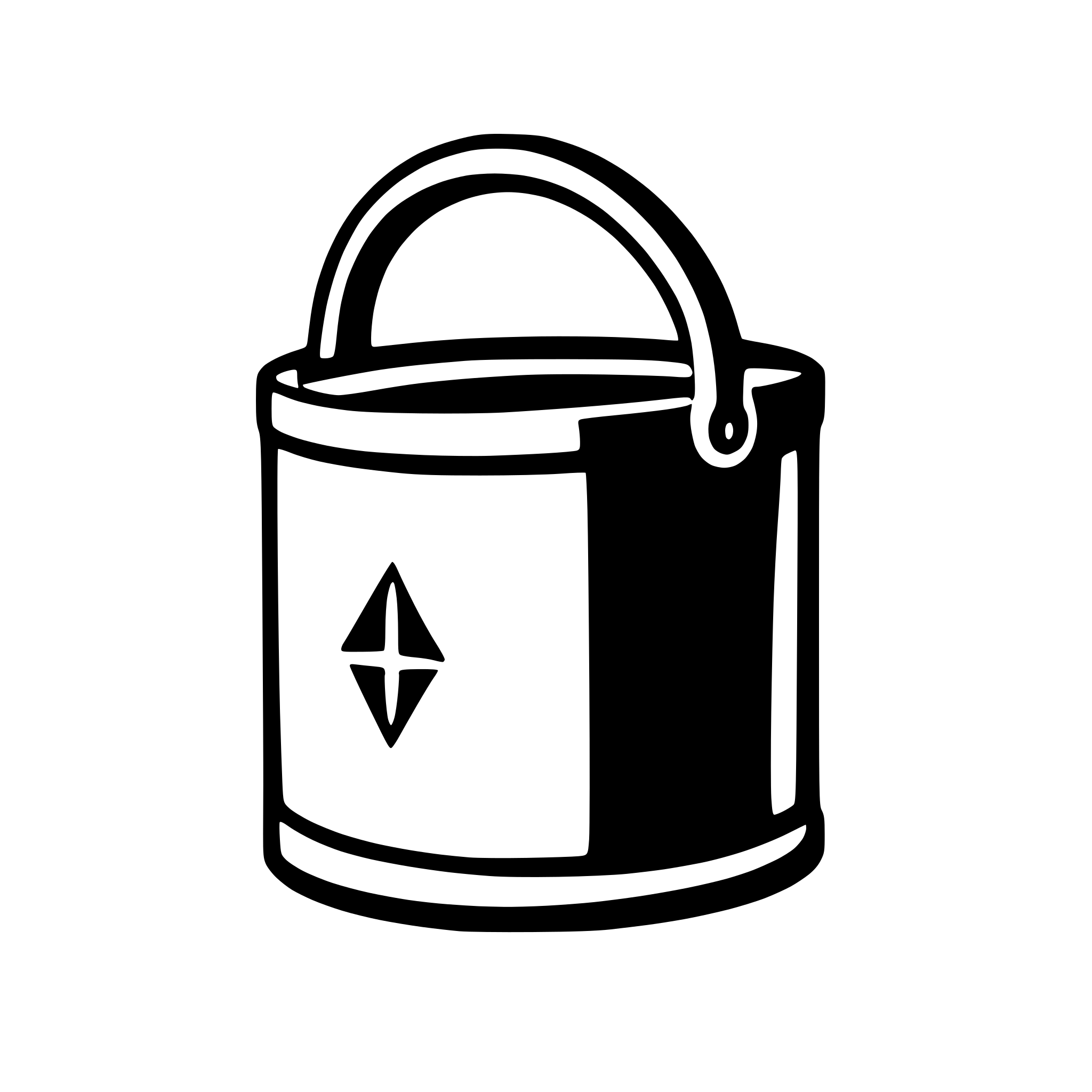 AI-generated SVG of a wooden medieval bucket