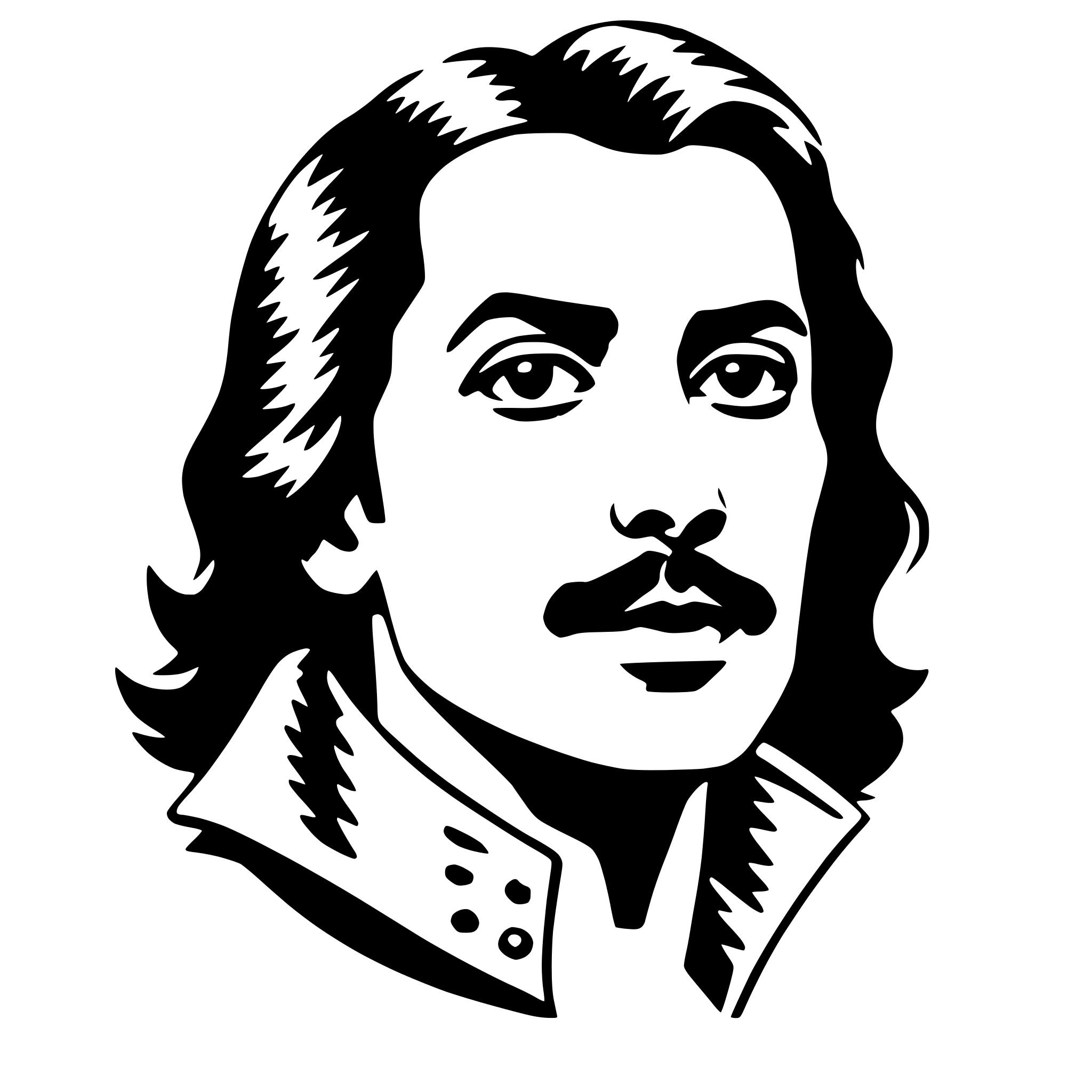 AI-generated SVG of 'freddie mercury'