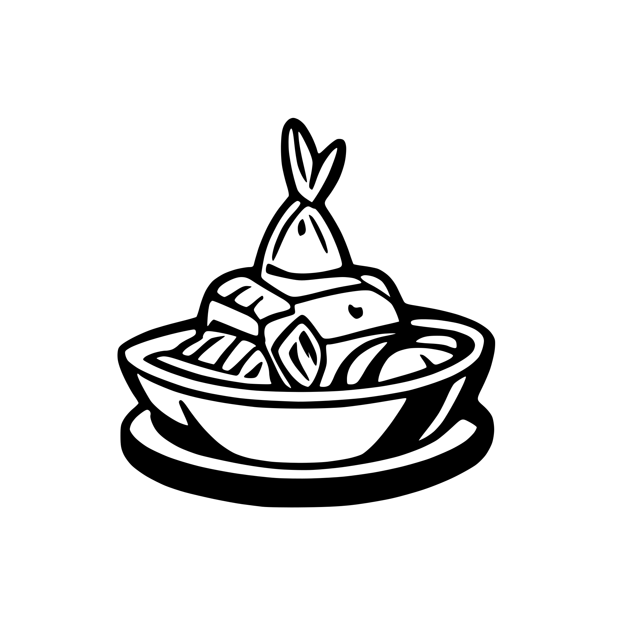AI-generated SVG of a seafood party gourmet feast gorgeous beautiful darling