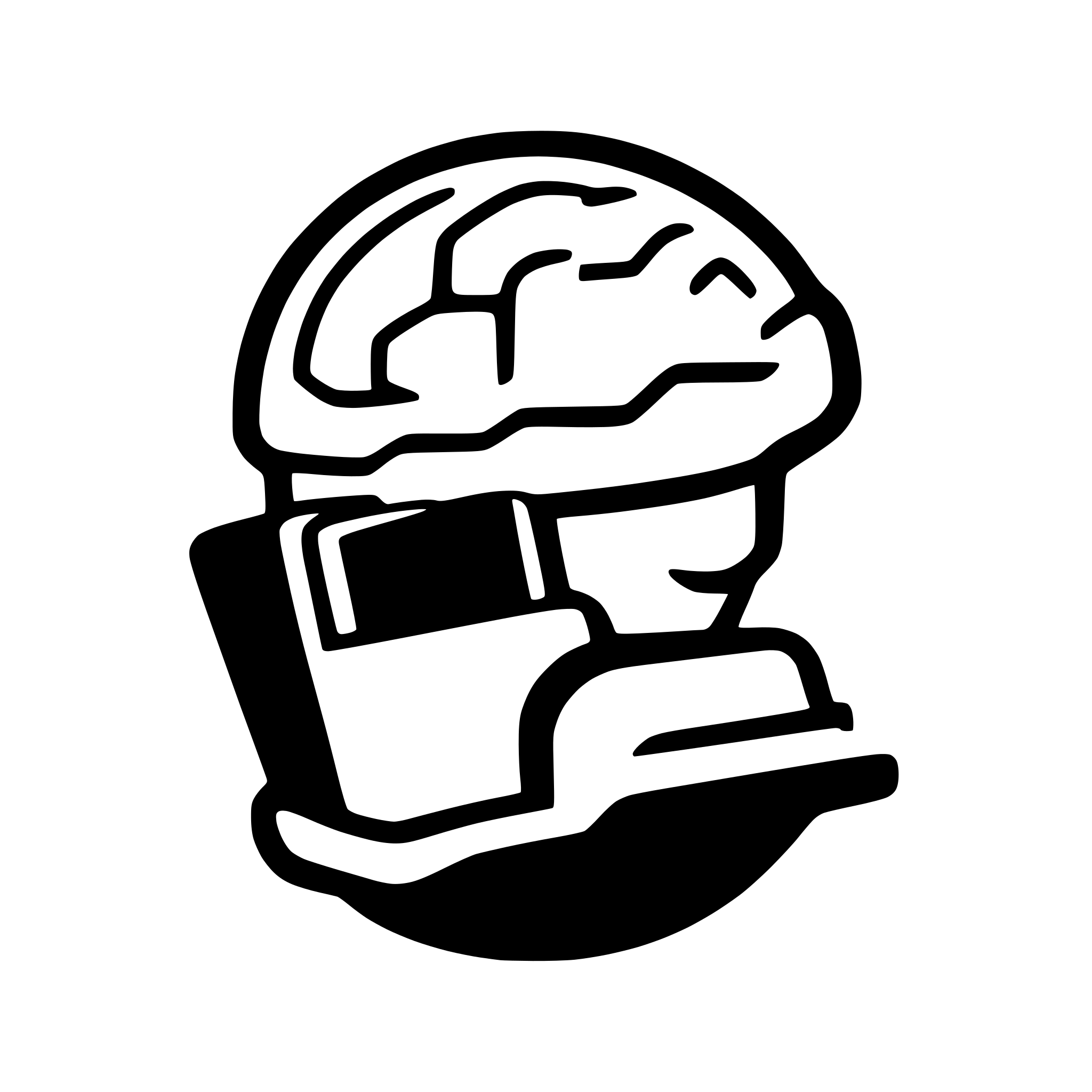 AI-generated SVG of a Brain reading a book. Incorporate AI