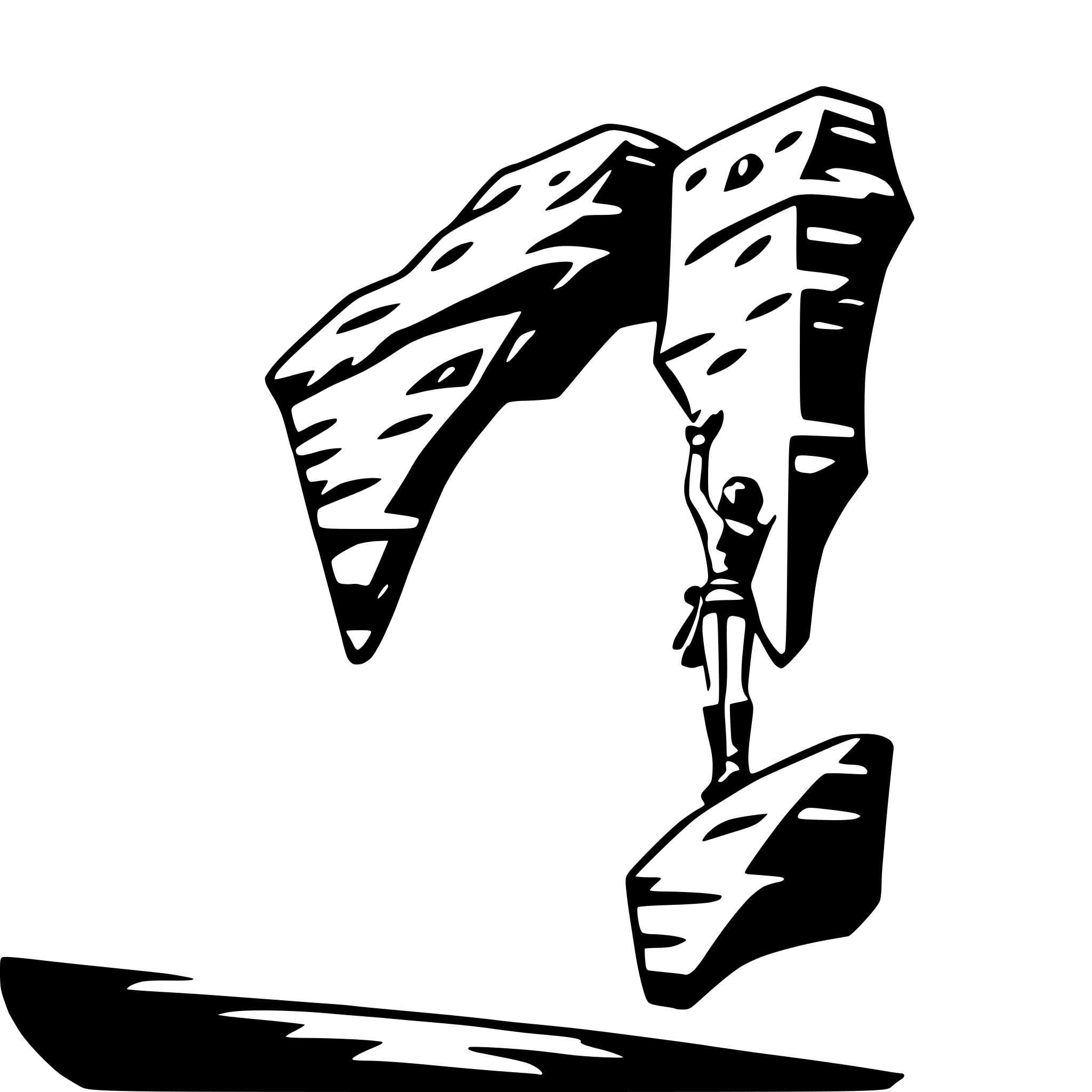 AI-generated SVG of a rock climbing overhang