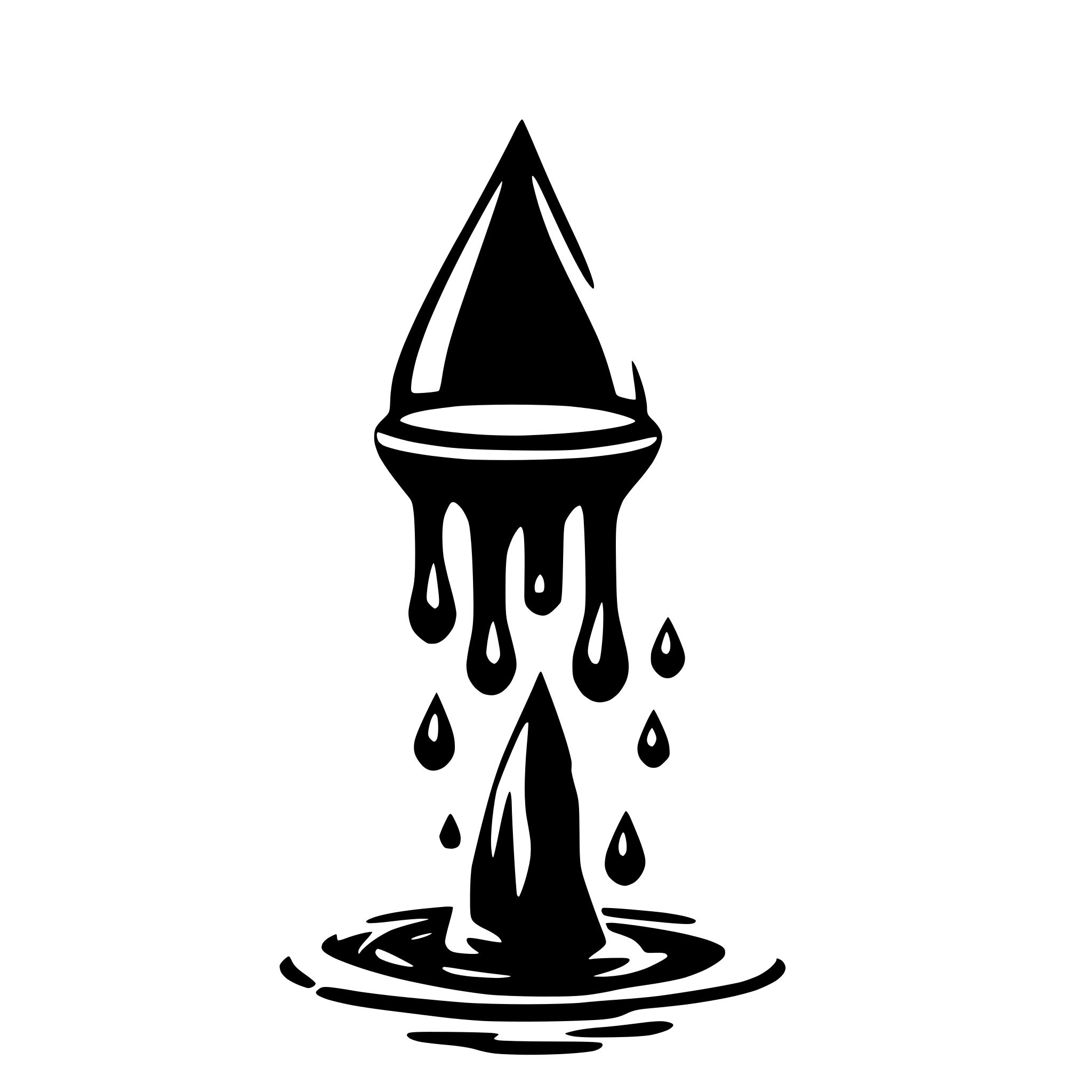 AI-generated SVG of 'drop water'