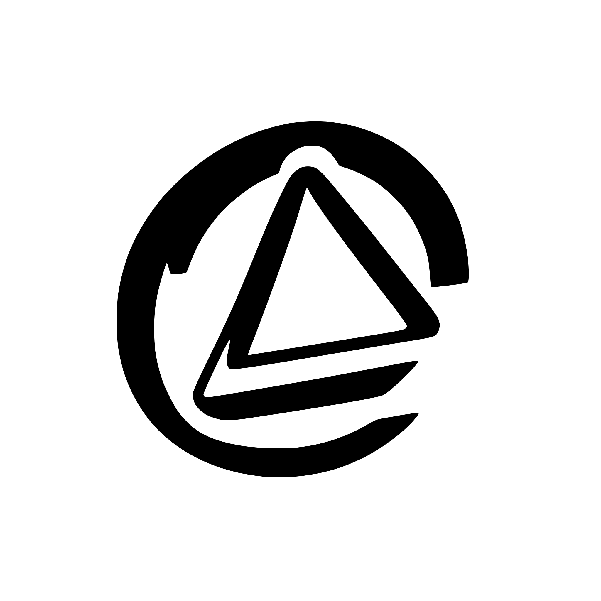 AI-generated SVG of a w and arrow