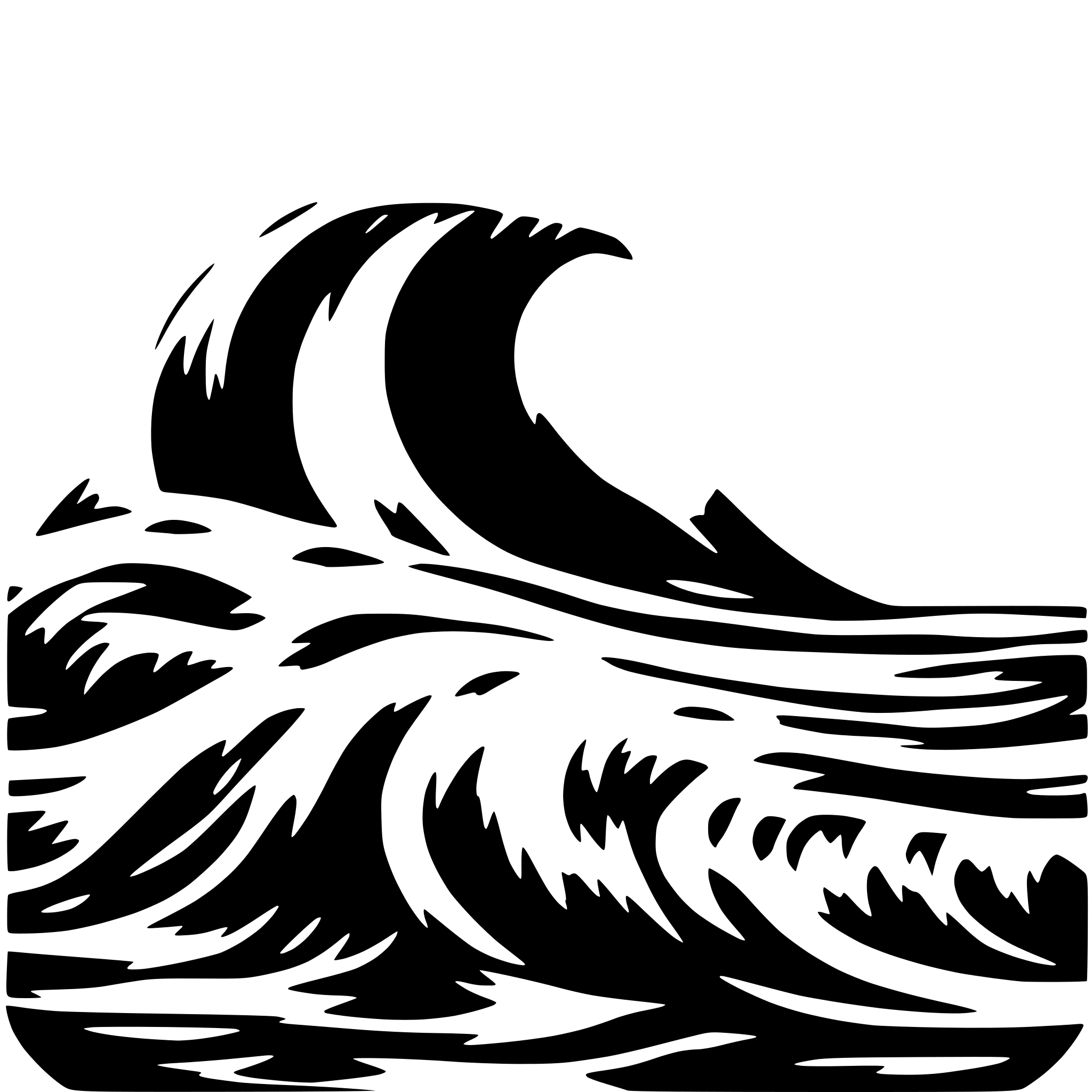 AI-generated SVG of a water wave