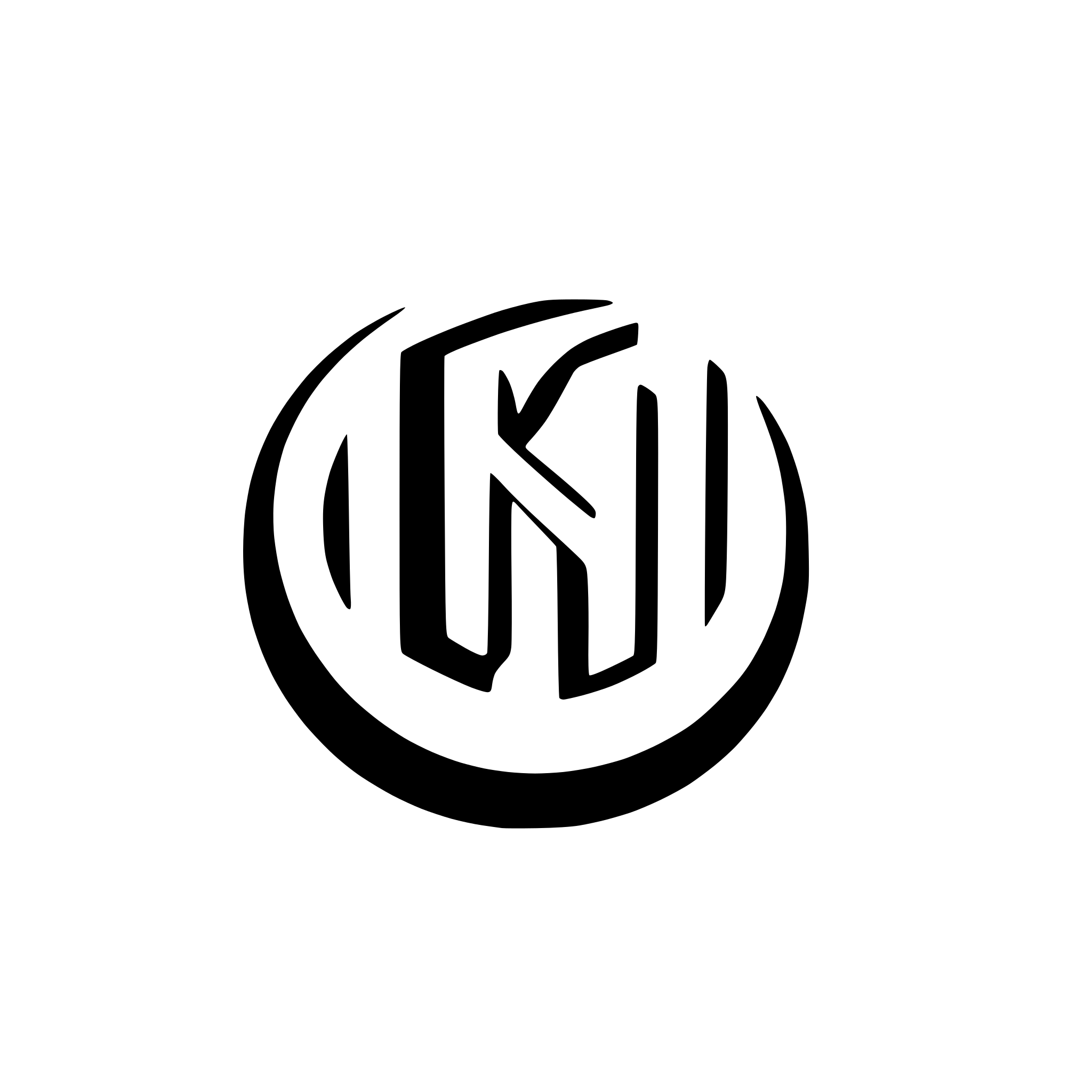 AI-generated SVG of 'a logo containing the letters K and T, something simple creative, i can use in dark and white theme,'