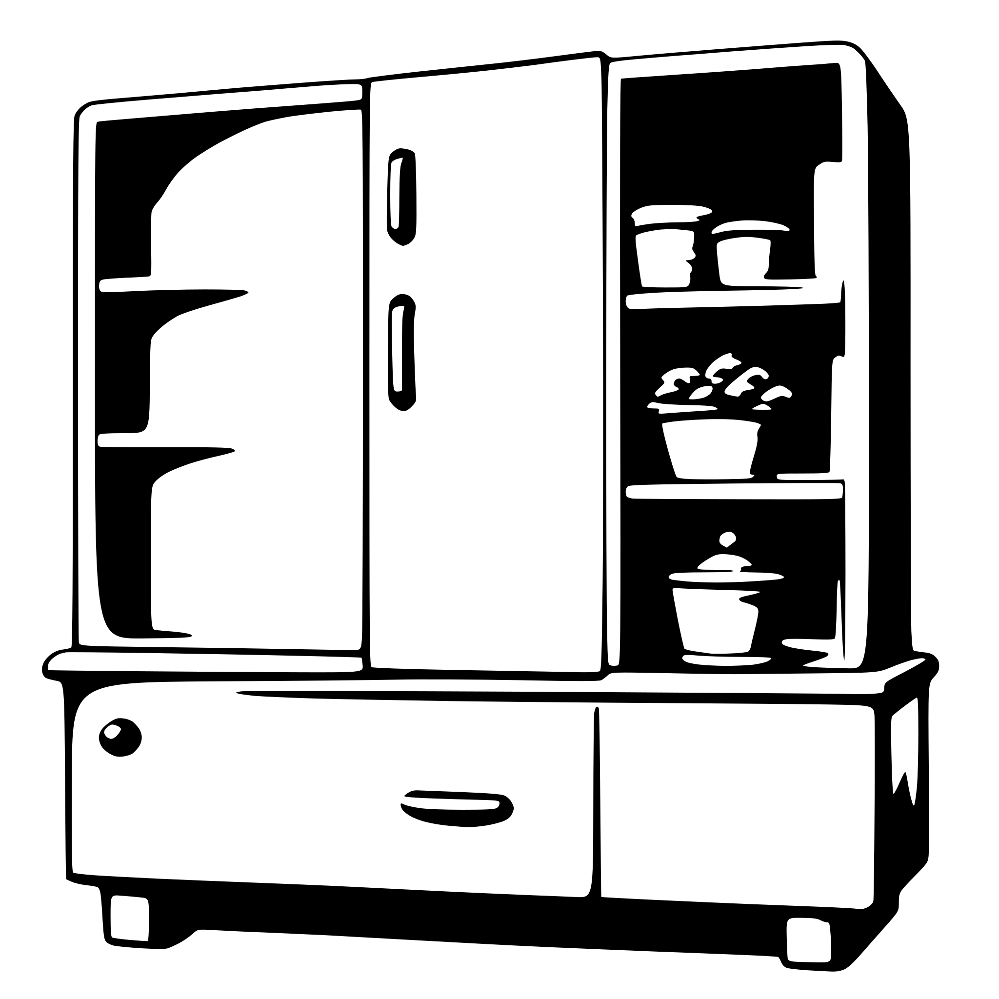 AI-generated SVG of 'cupboard'