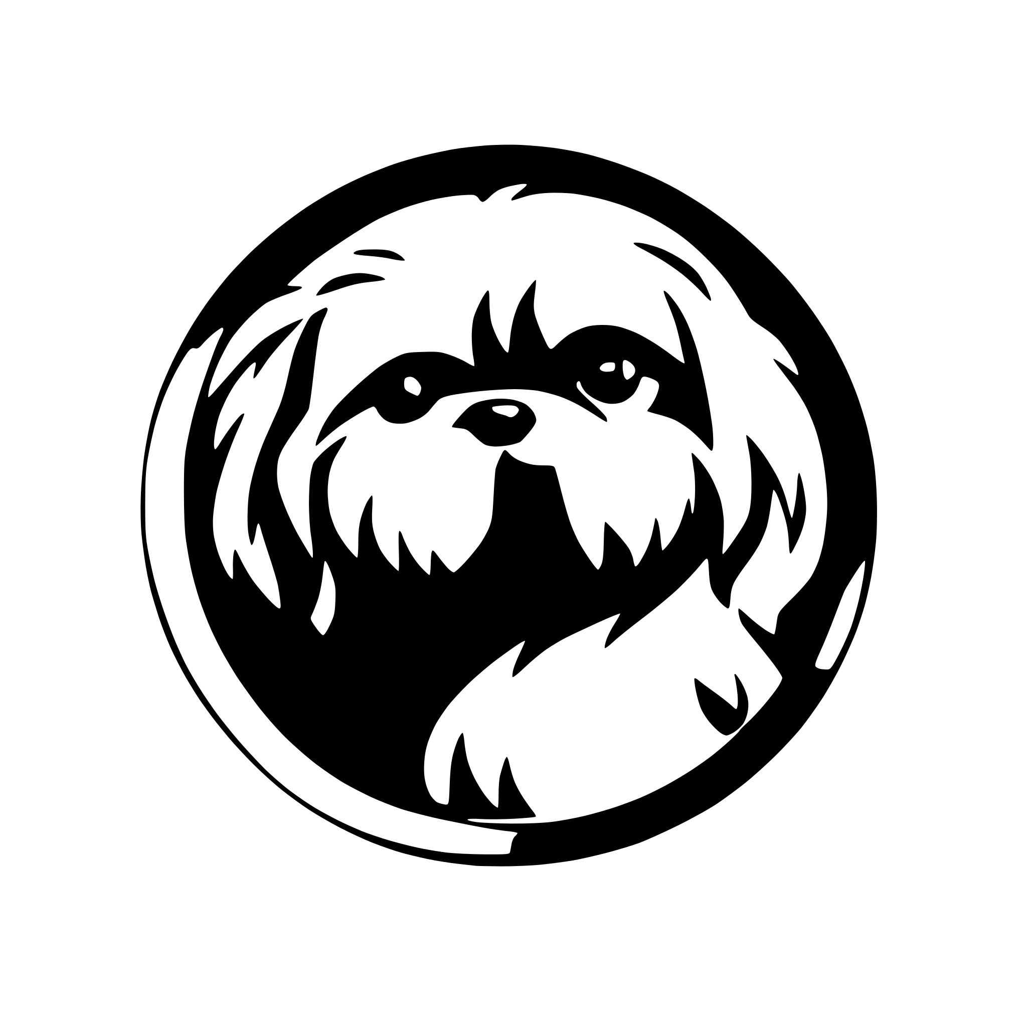 AI-generated SVG of 'shih tzu'