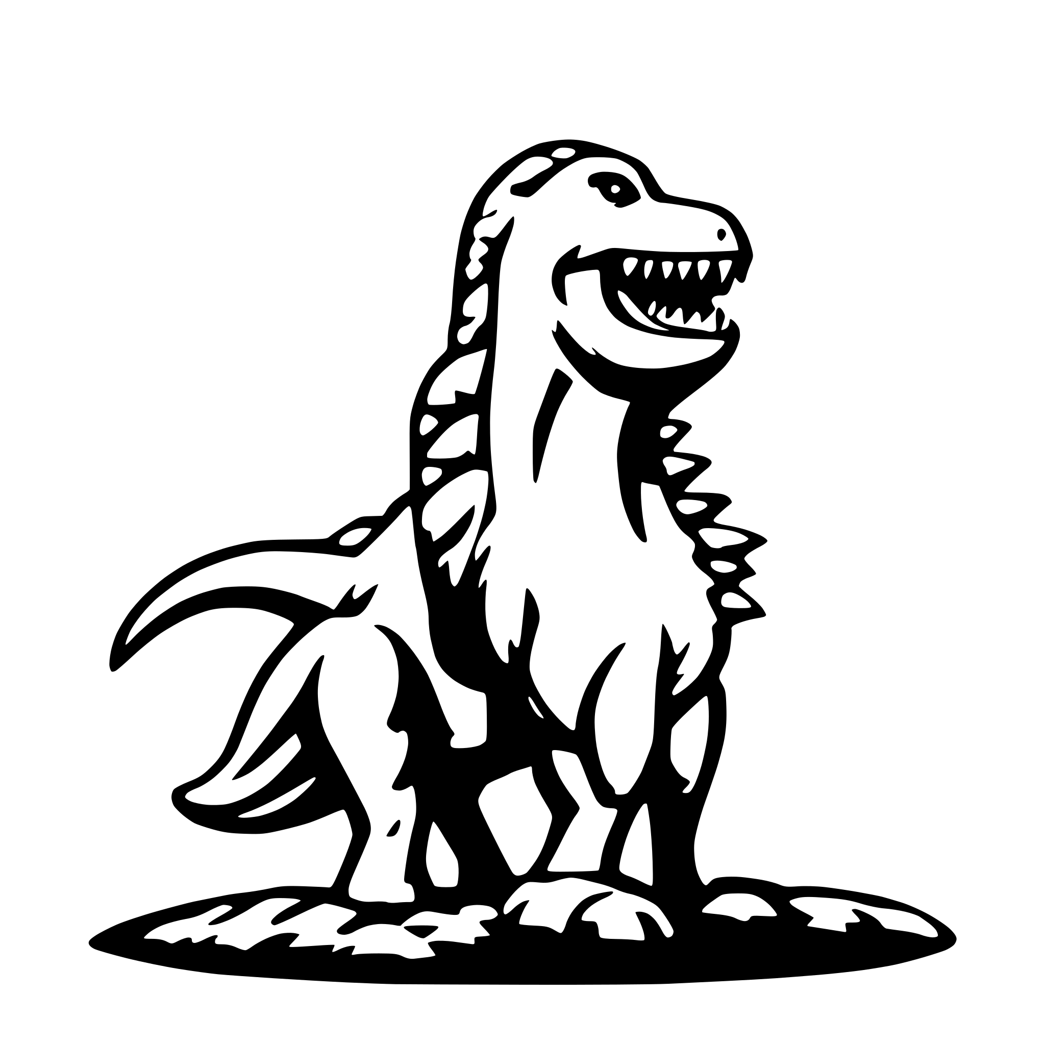 AI-generated SVG of 'Air Dinosaur'