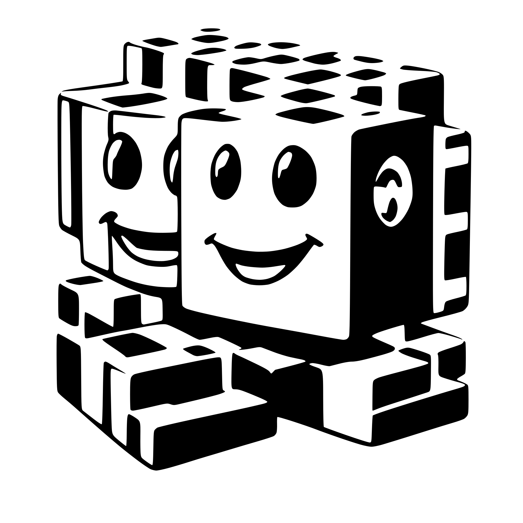 AI-generated SVG of a cubes grid forming a smiley