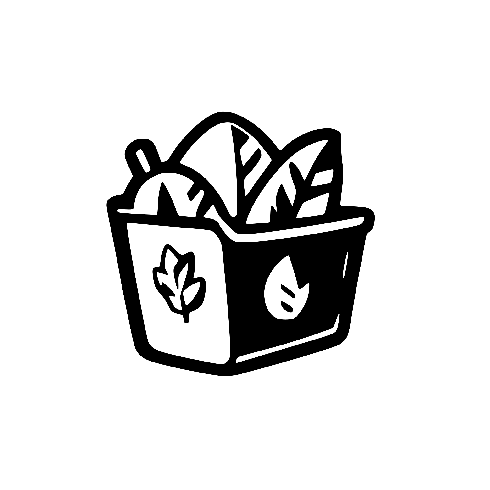 AI-generated SVG of a market
