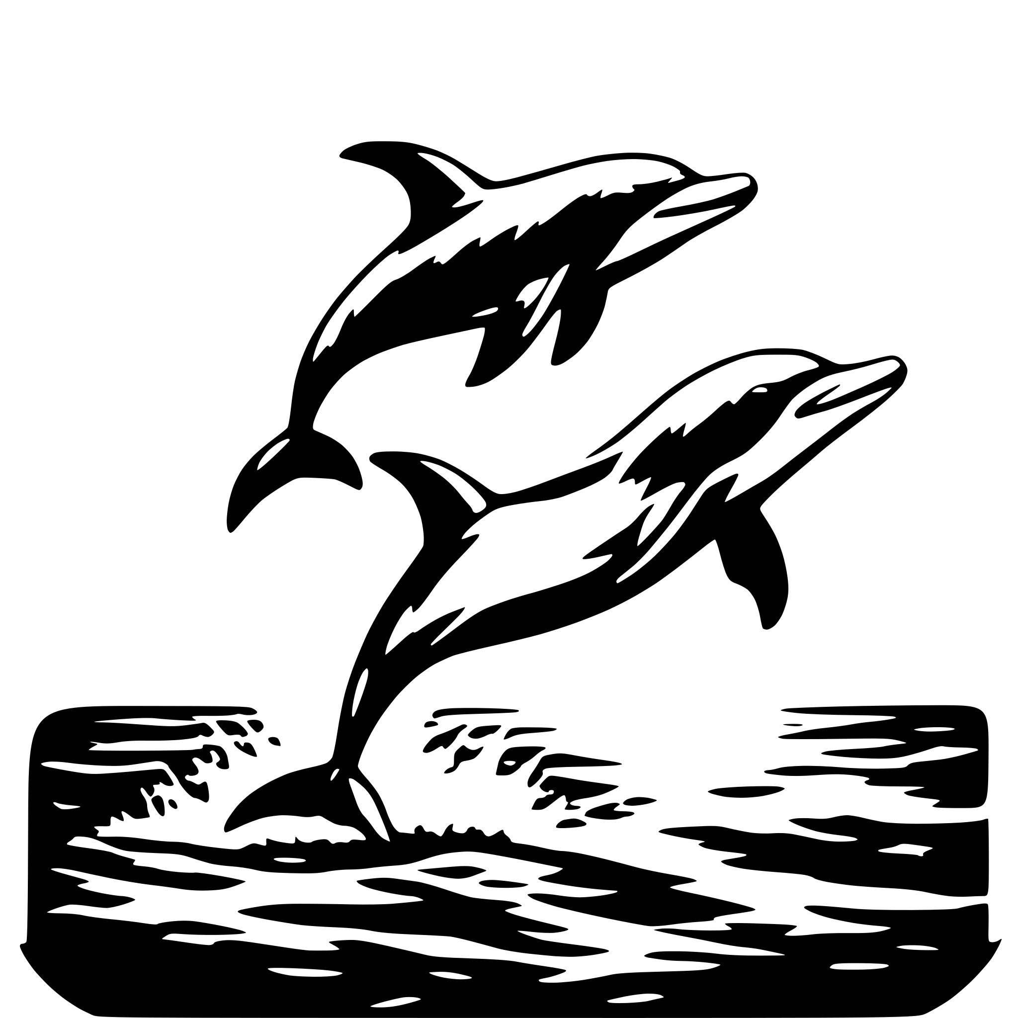 AI-generated SVG of a A dolphin leaping out of the ocean at sunset AI-generated SVG of a A dolphin leaping out of the ocean at sunset