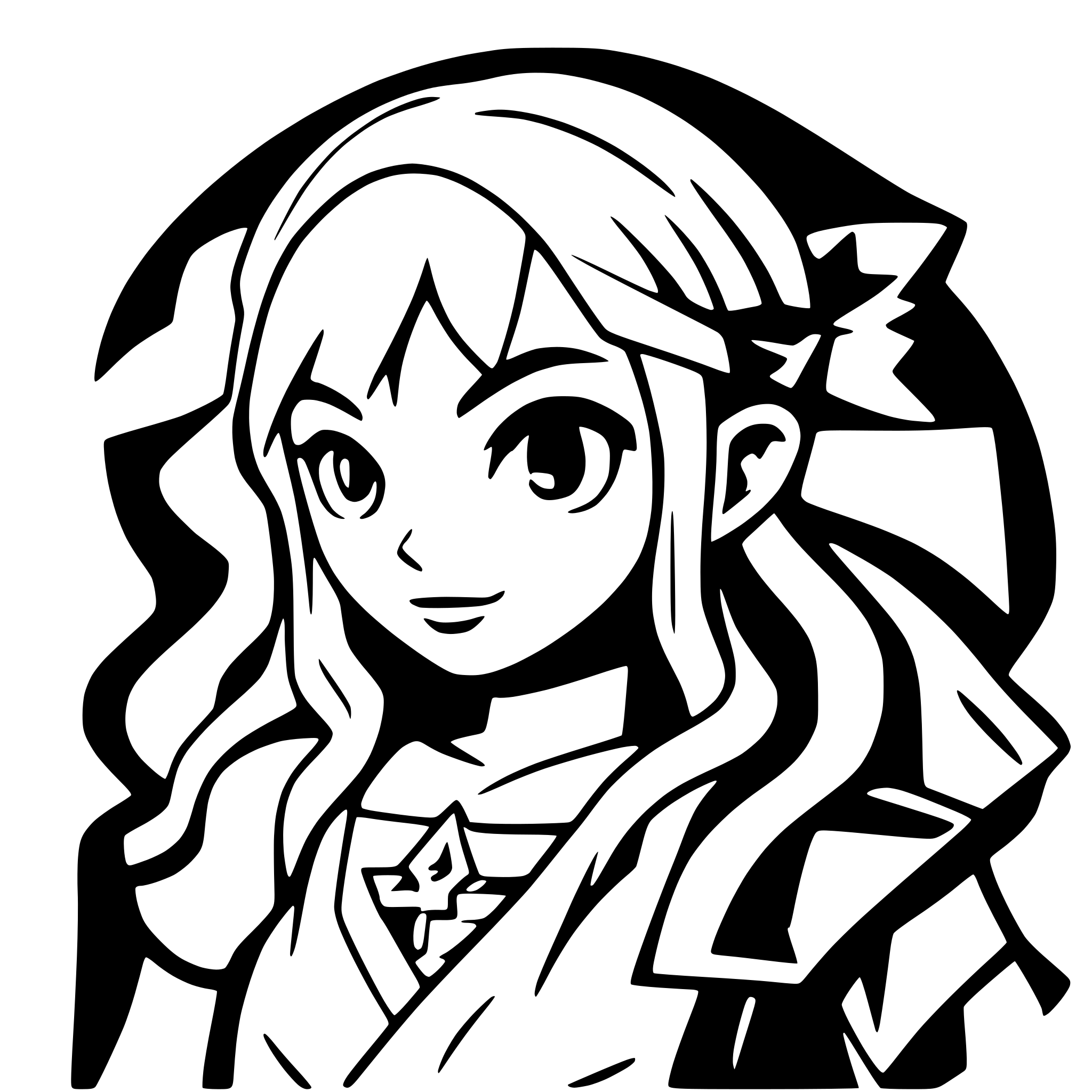 AI-generated SVG of a legend of zelda