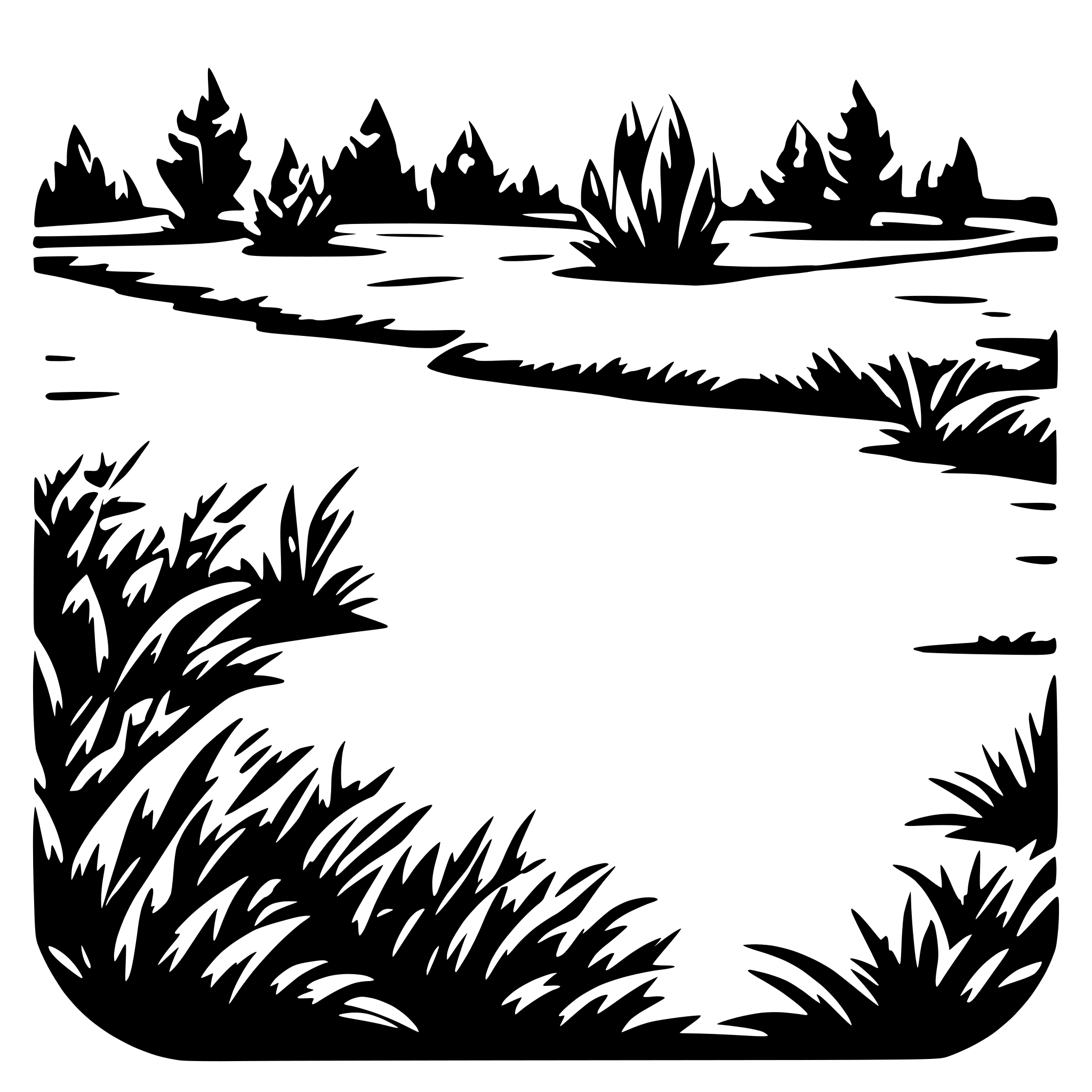AI-generated SVG of a grass tile for 2d map