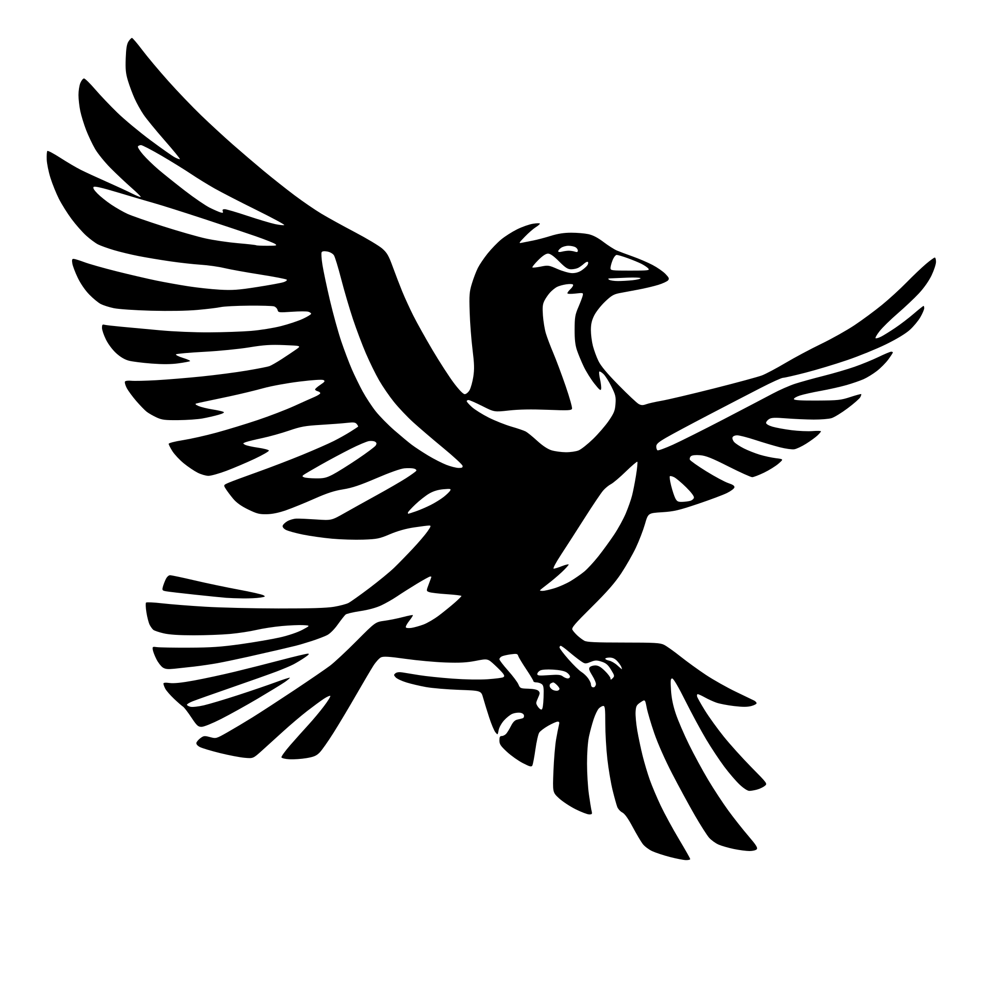 AI-generated SVG of 'Freebird'