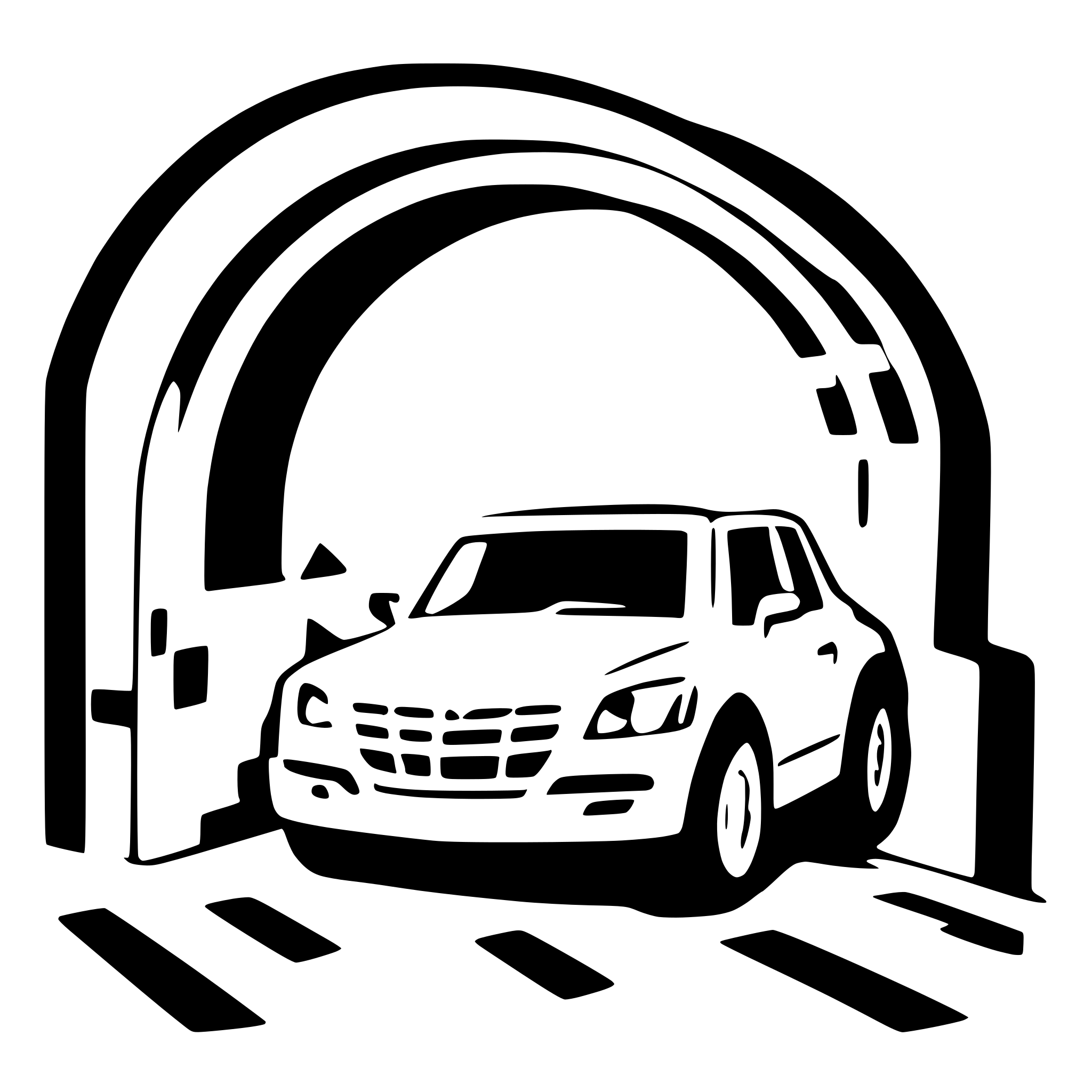 AI-generated SVG of a Car entering parking with barrier opening view from passenger side profile AI-generated SVG of a Car entering parking with barrier opening view from passenger side profile
