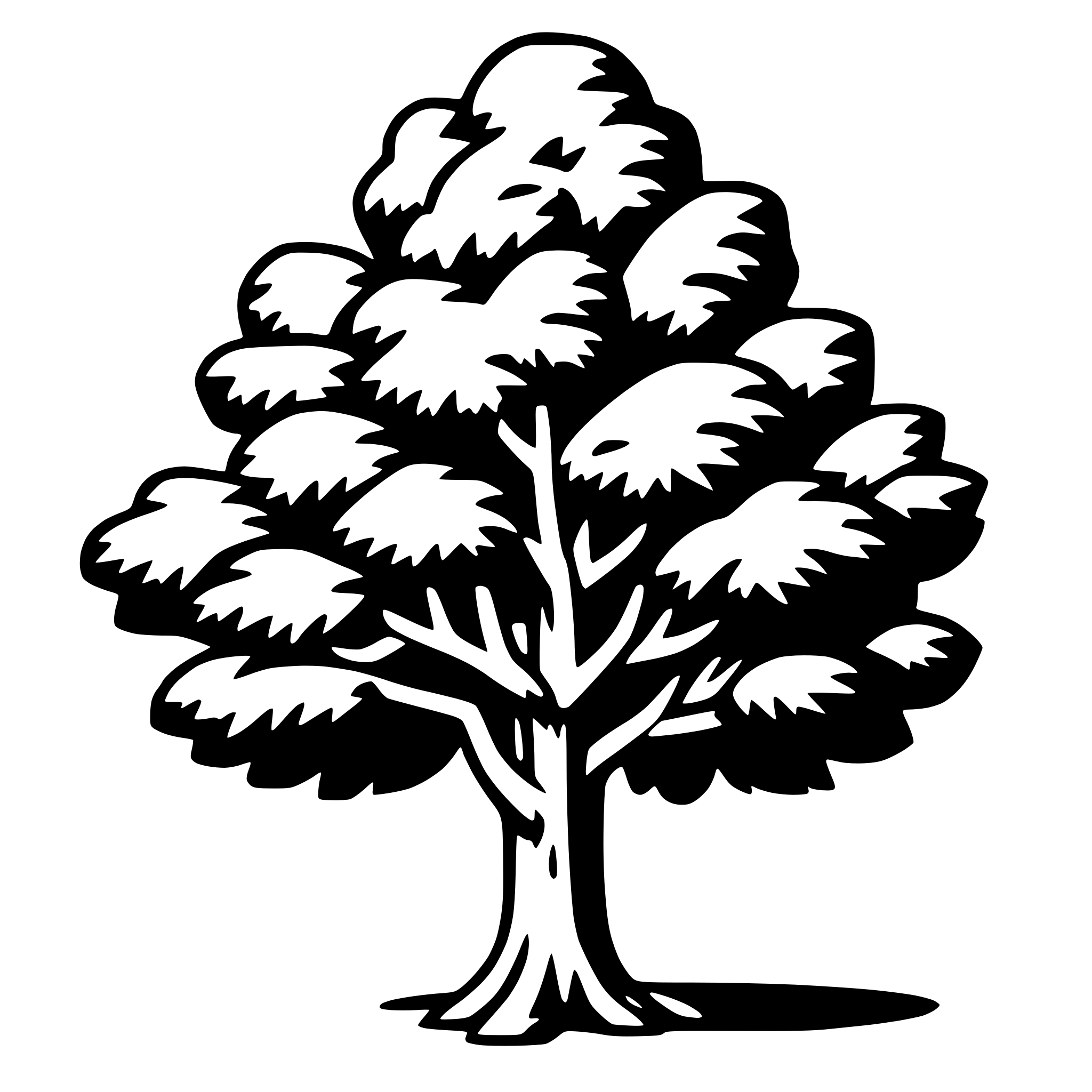 AI-generated SVG of 'yew tree'