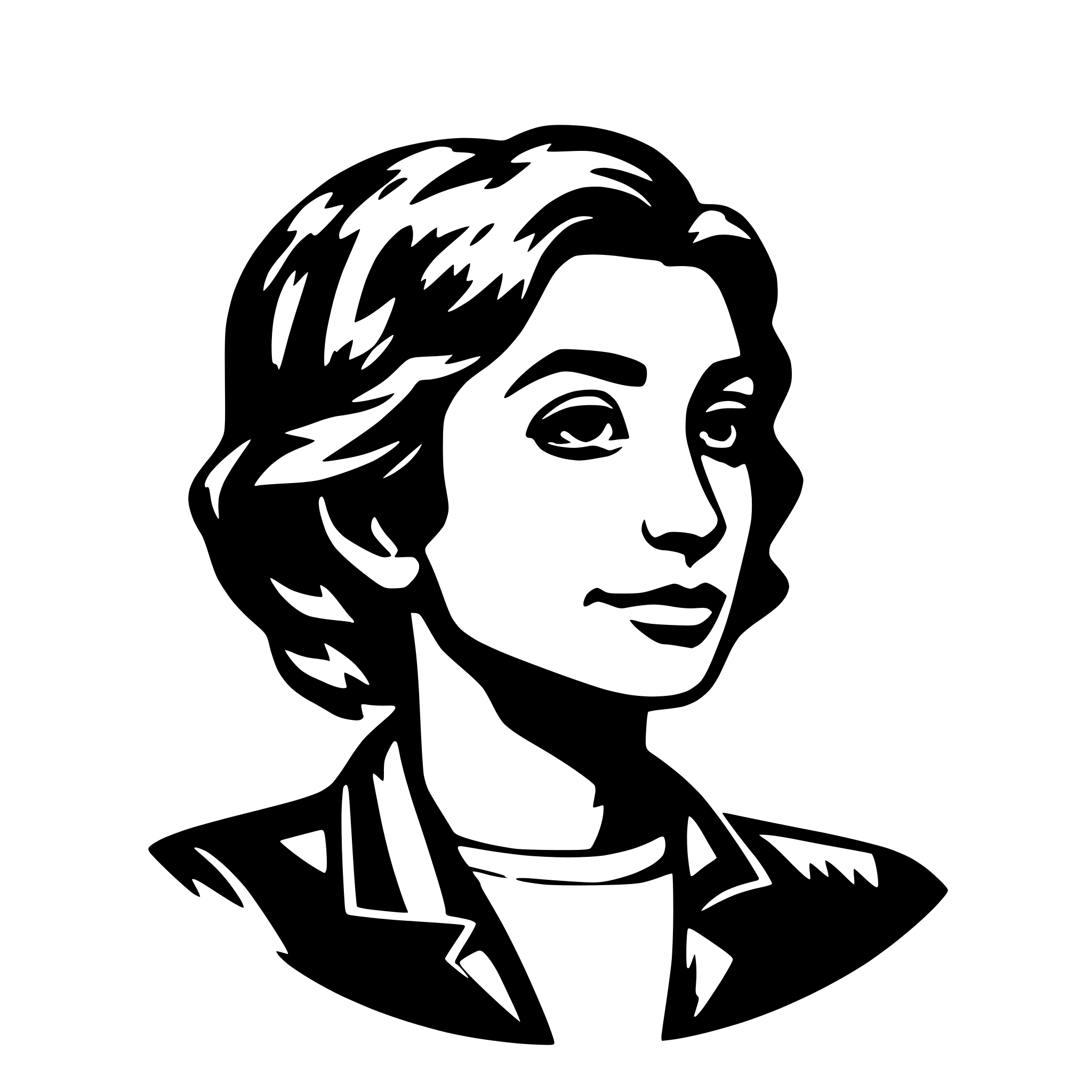 AI-generated SVG of 'generation and recommendation'