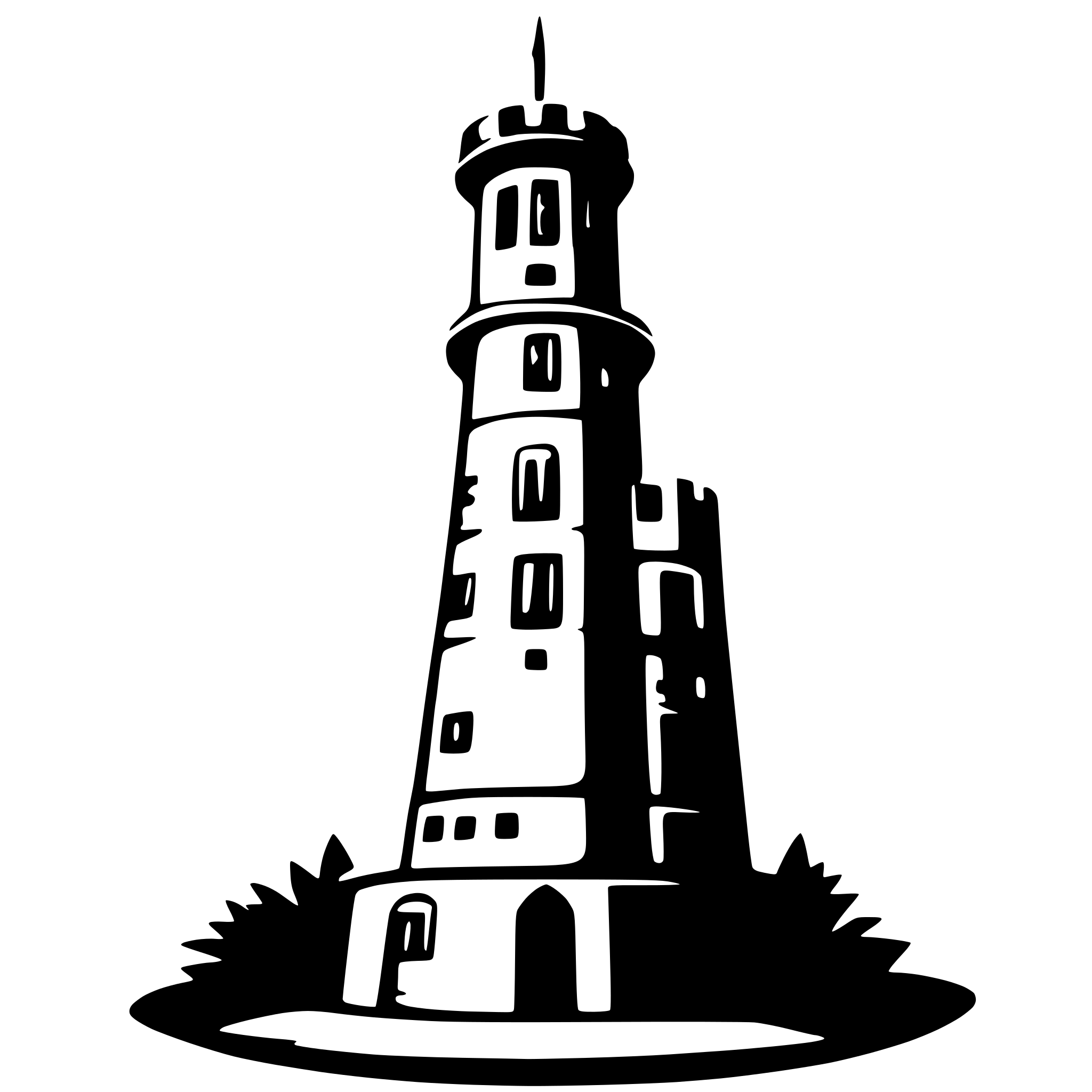AI-generated SVG of 'tower boss'