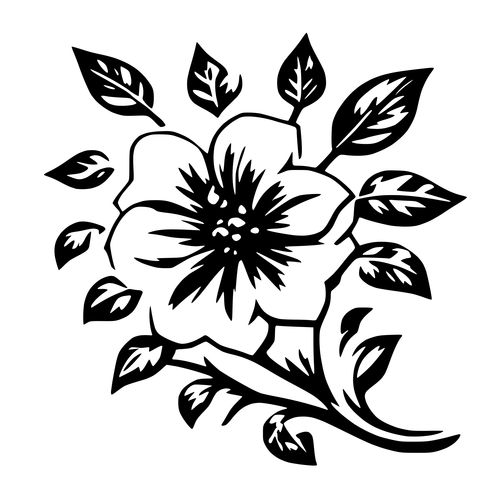 AI-generated SVG of 'elegant filigrine'