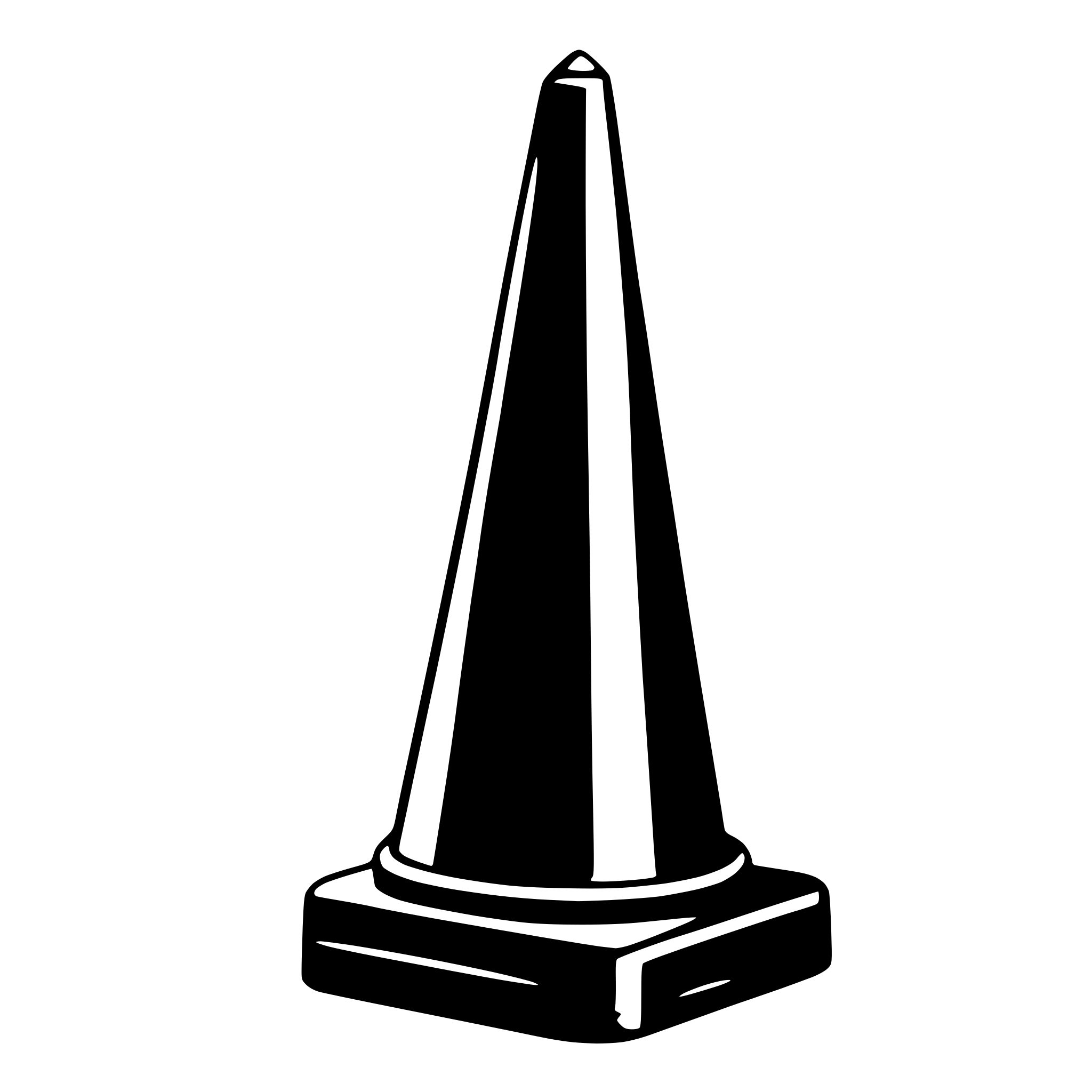 AI-generated SVG of a traffic cone