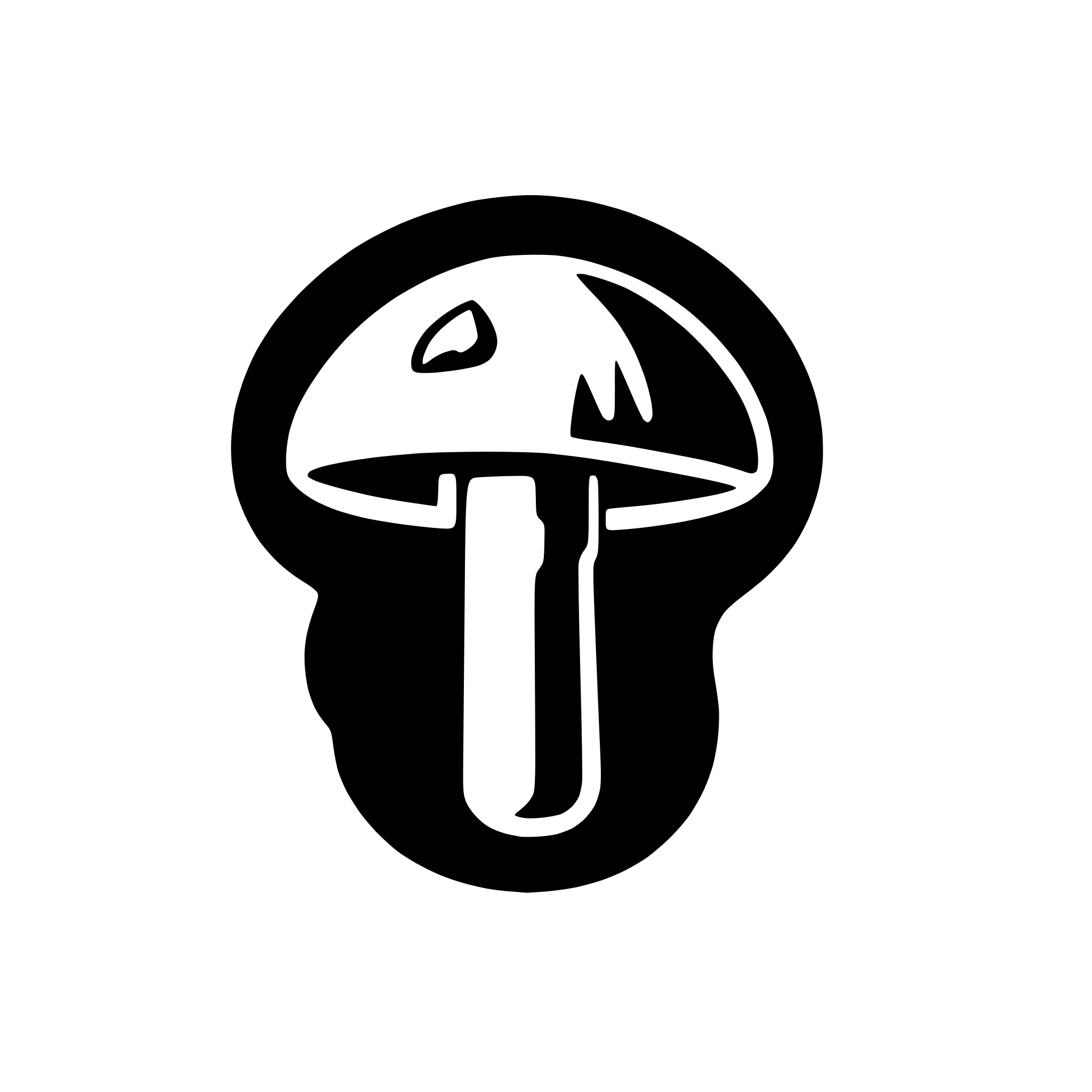 AI-generated SVG of a mushroom telekom