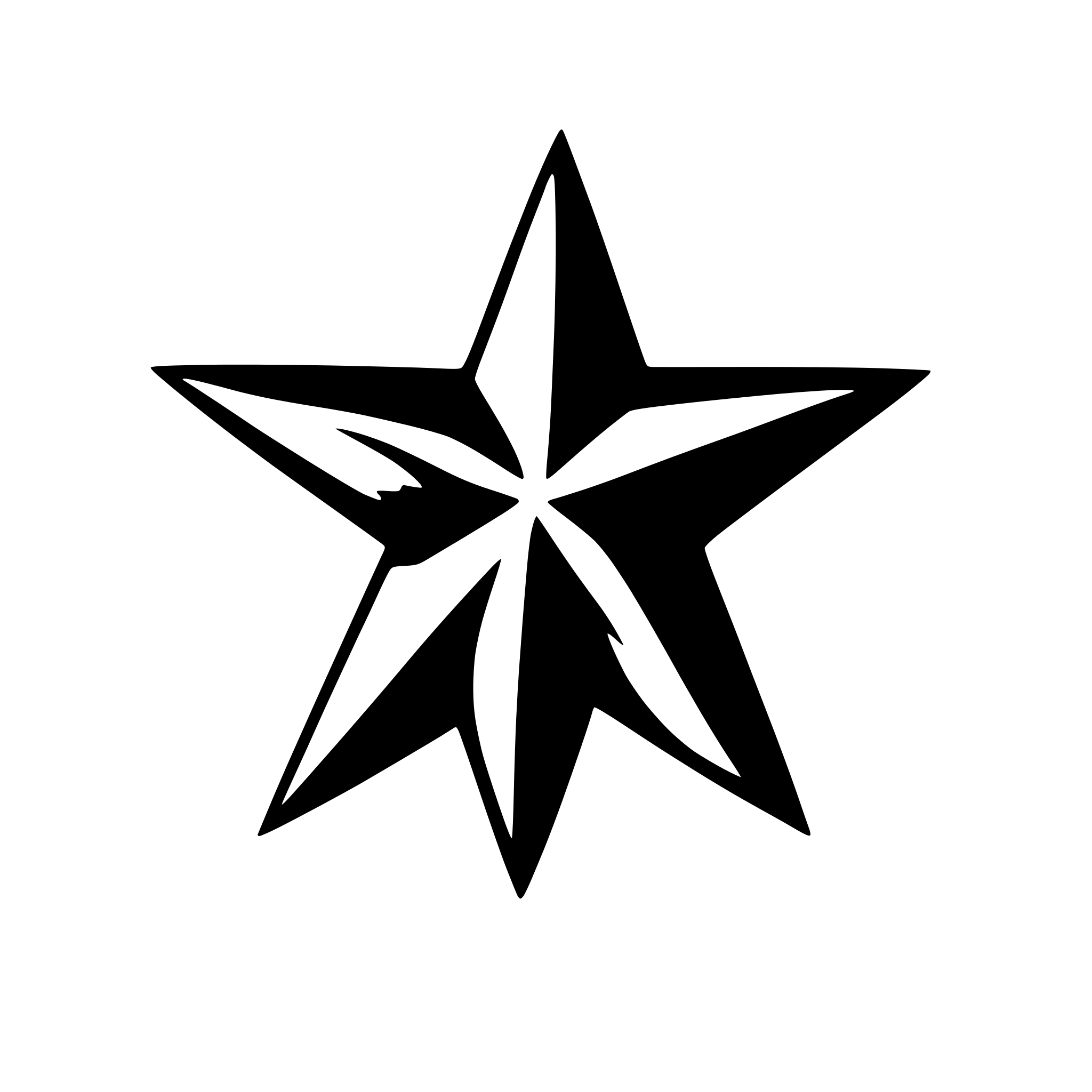 AI-generated SVG of a star
